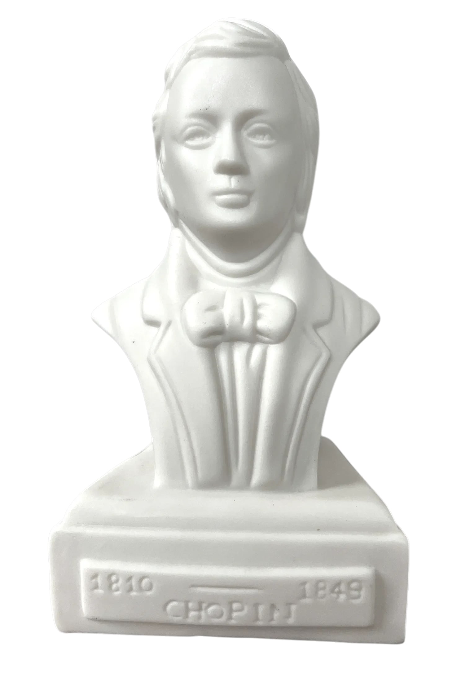 Vintage Famous Composers White Porcelain Bisque Busts Set of 10 - 6