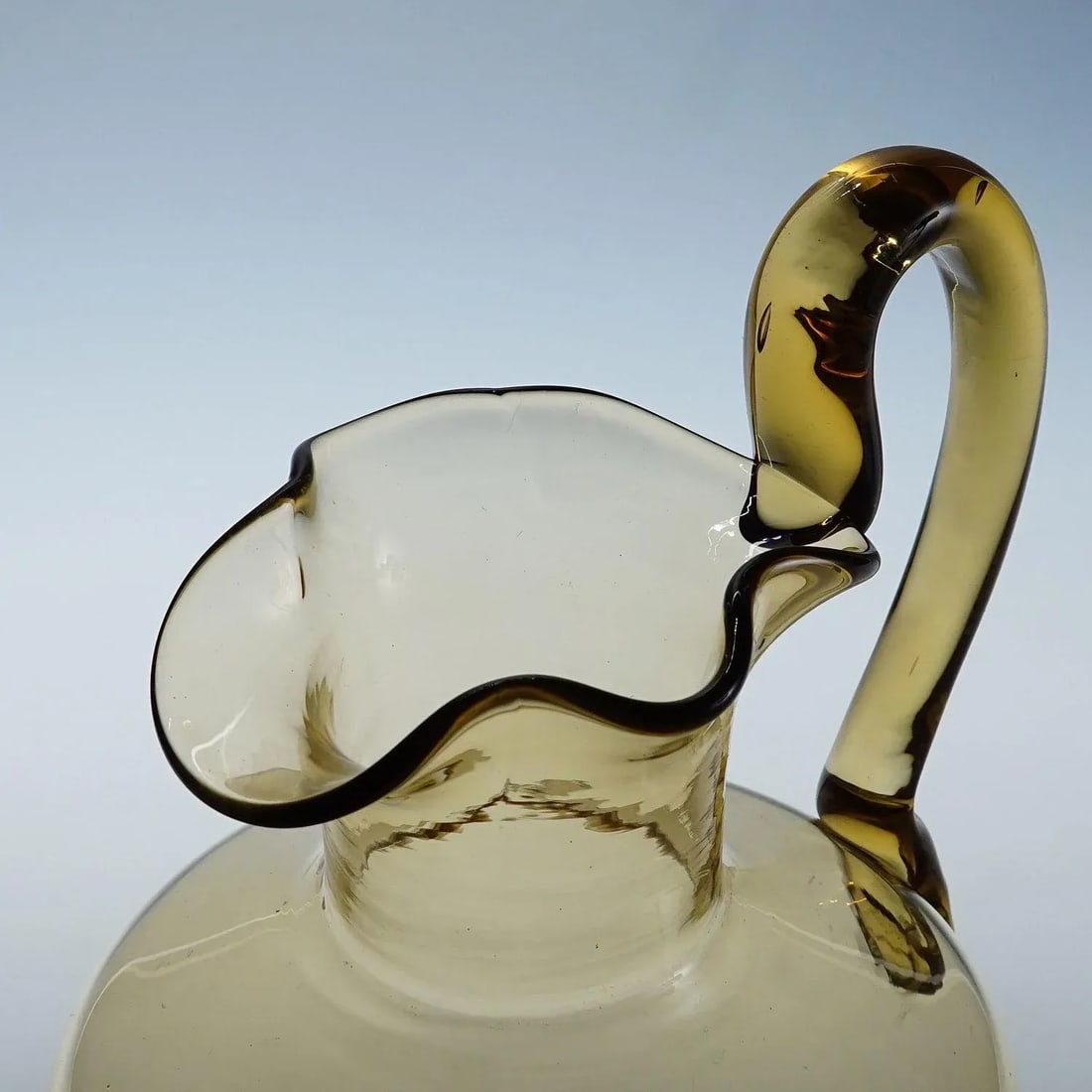 Vetro Soffiato Glass Jug Tiziano, Venini Murano Ca. 1930s - 4