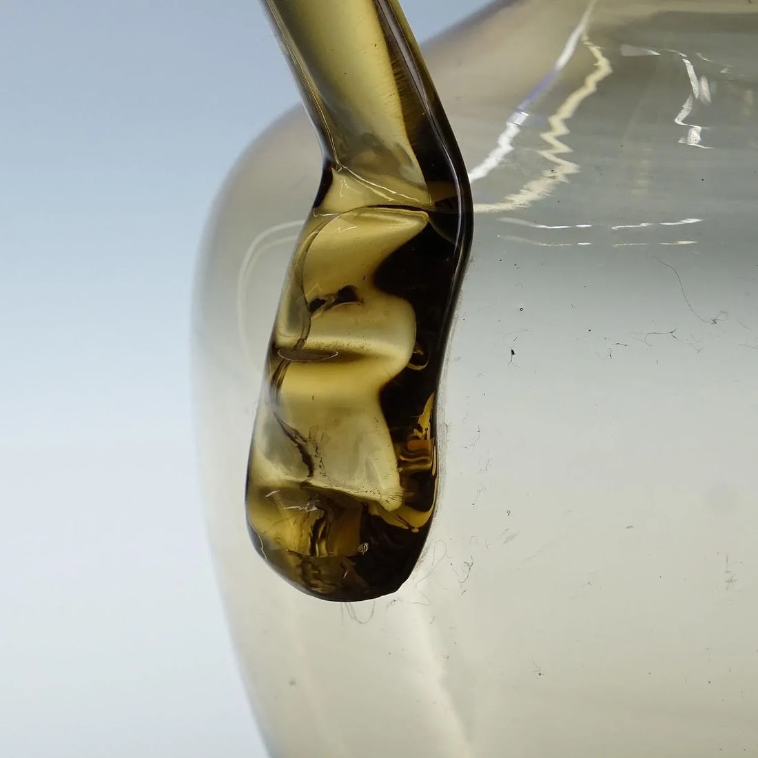 Vetro Soffiato Glass Jug Tiziano, Venini Murano Ca. 1930s - 5
