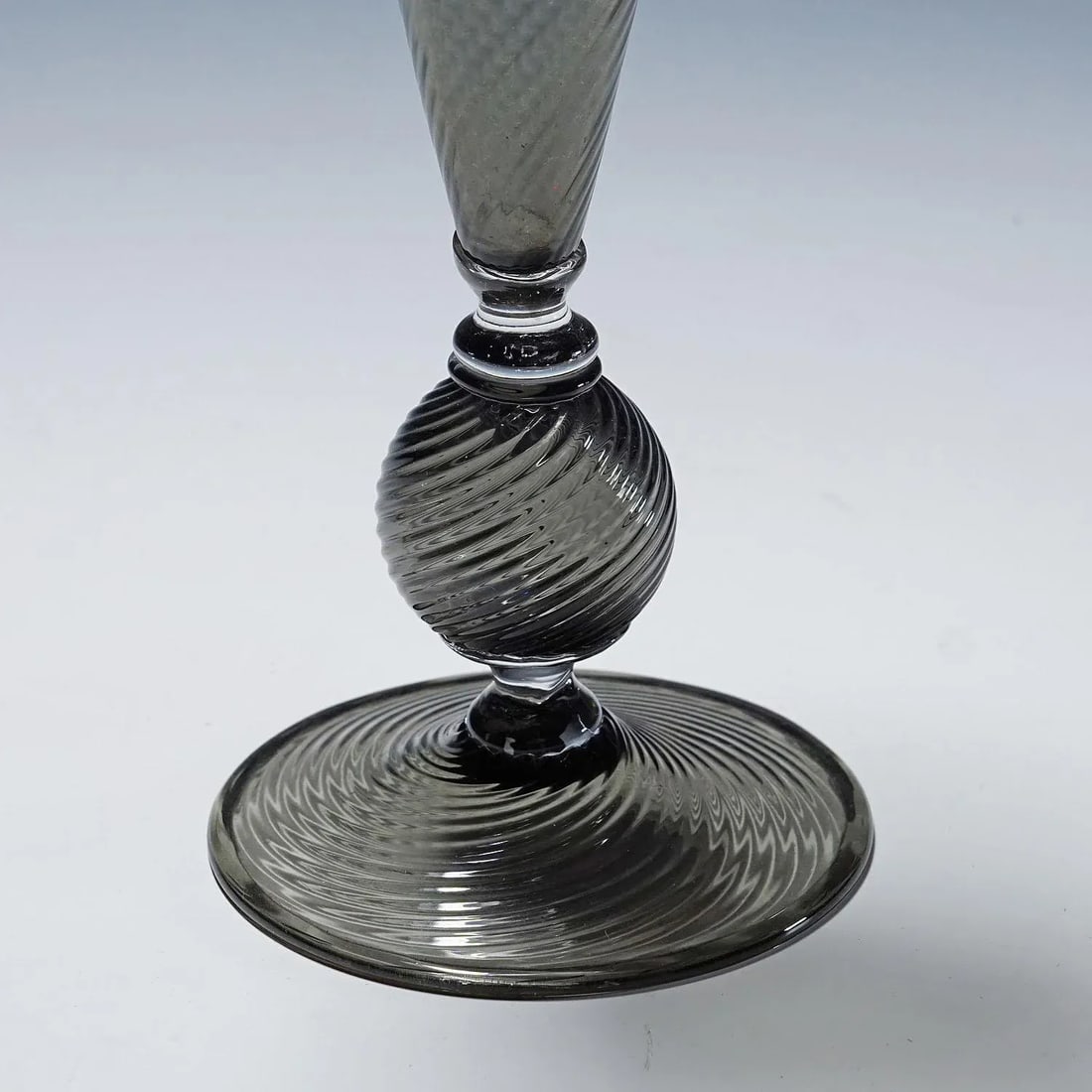 Vetro Soffiato Glass Vase, Venini Murano Ca. 1950s - 4