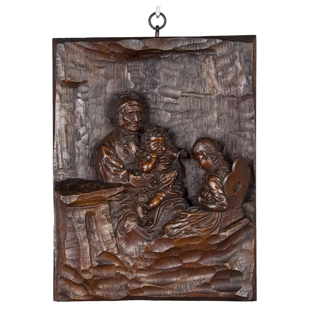 19th Century Relief Woodcarving by Hermann Steiner Meran - 5