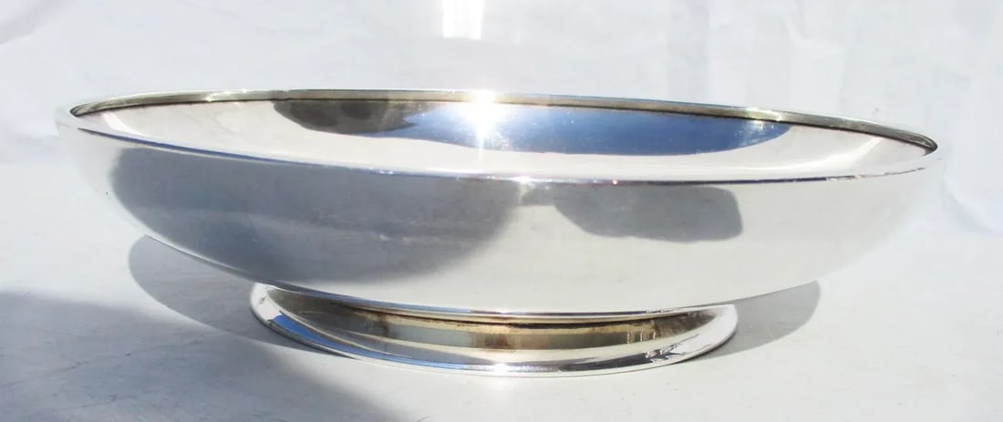 Wallace Sterling Bowl in Ancient Roman Design - 2