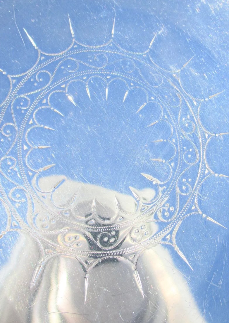 Wallace Sterling Bowl in Ancient Roman Design - 4