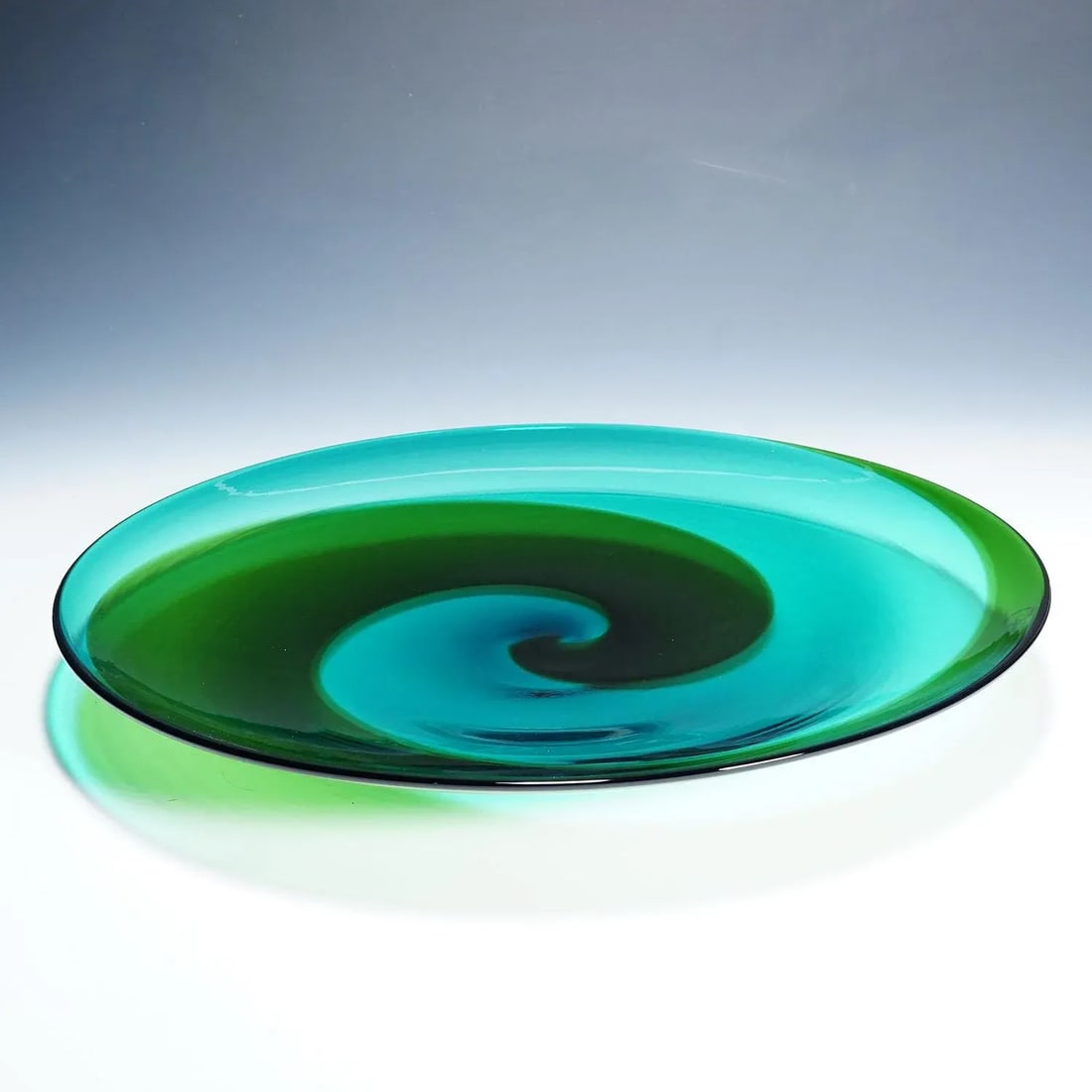 Large Venini Plate 'Coreano', Designed by Tapio Wirkkala in 1966 - 3