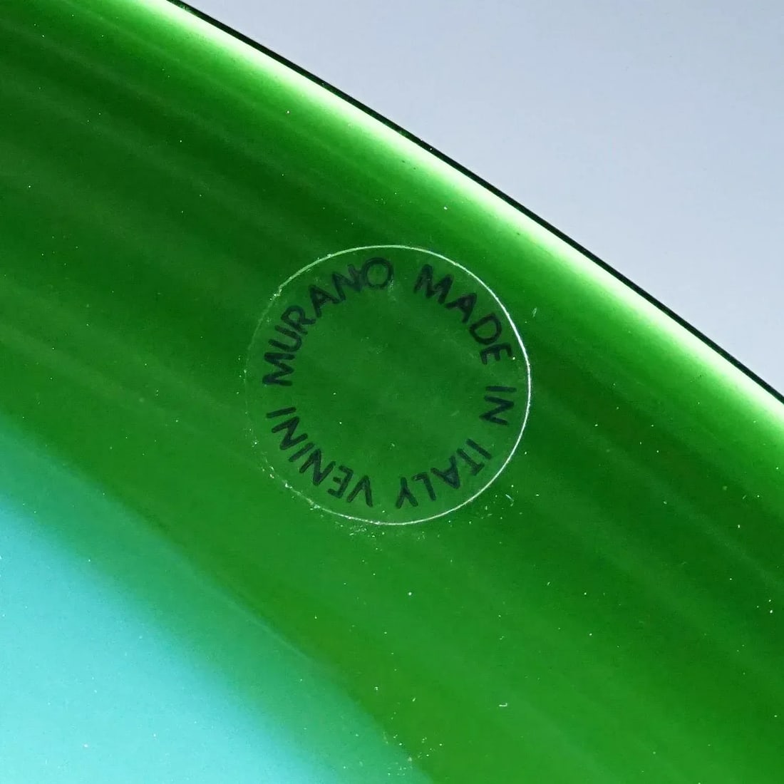 Large Venini Plate 'Coreano', Designed by Tapio Wirkkala in 1966 - 5