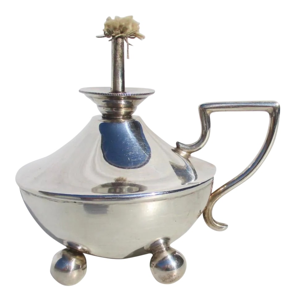 English Sterling Table Lighter Marked 1909 (1 of 6)