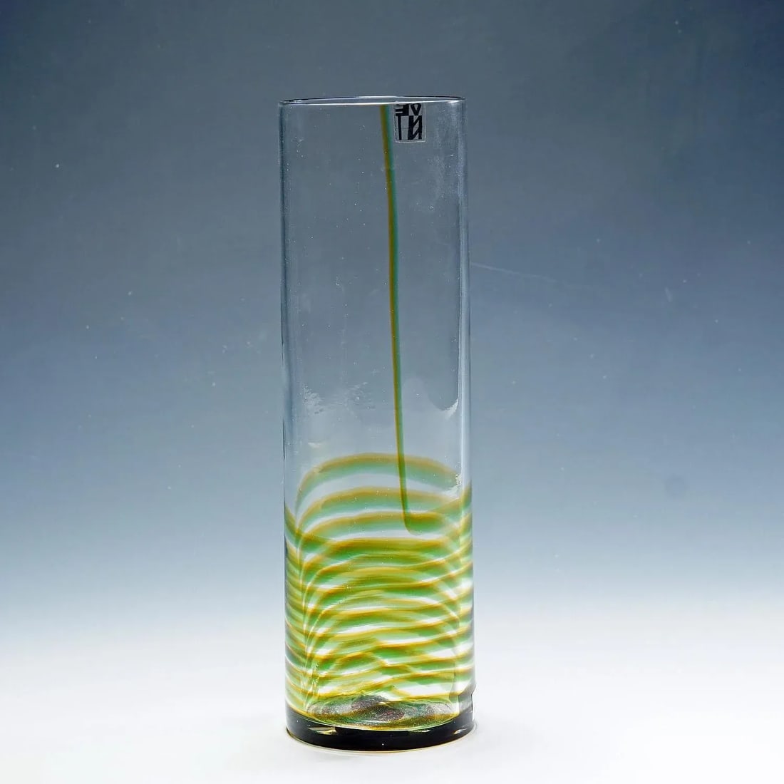 Murano Art Glass Vase Bifilo by Toni Zuccheri for Venini Ca. 1970s - 3