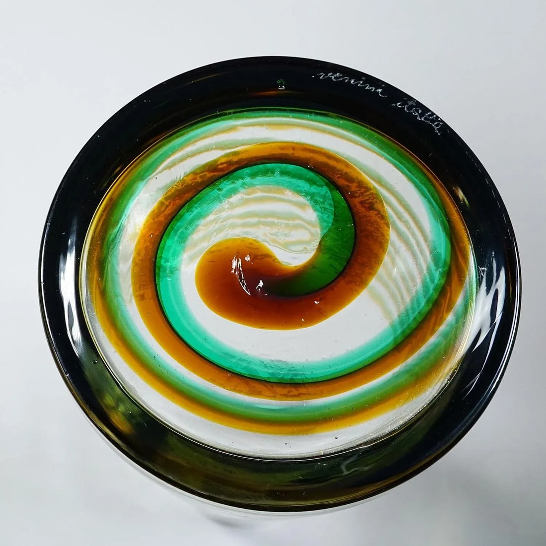 Murano Art Glass Vase Bifilo by Toni Zuccheri for Venini Ca. 1970s - 9