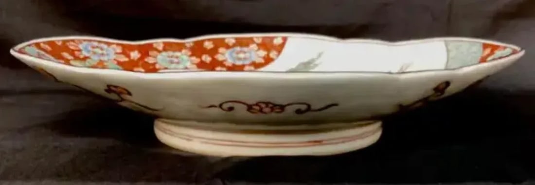 Large Japanese Imari Porcelain Platter - 10