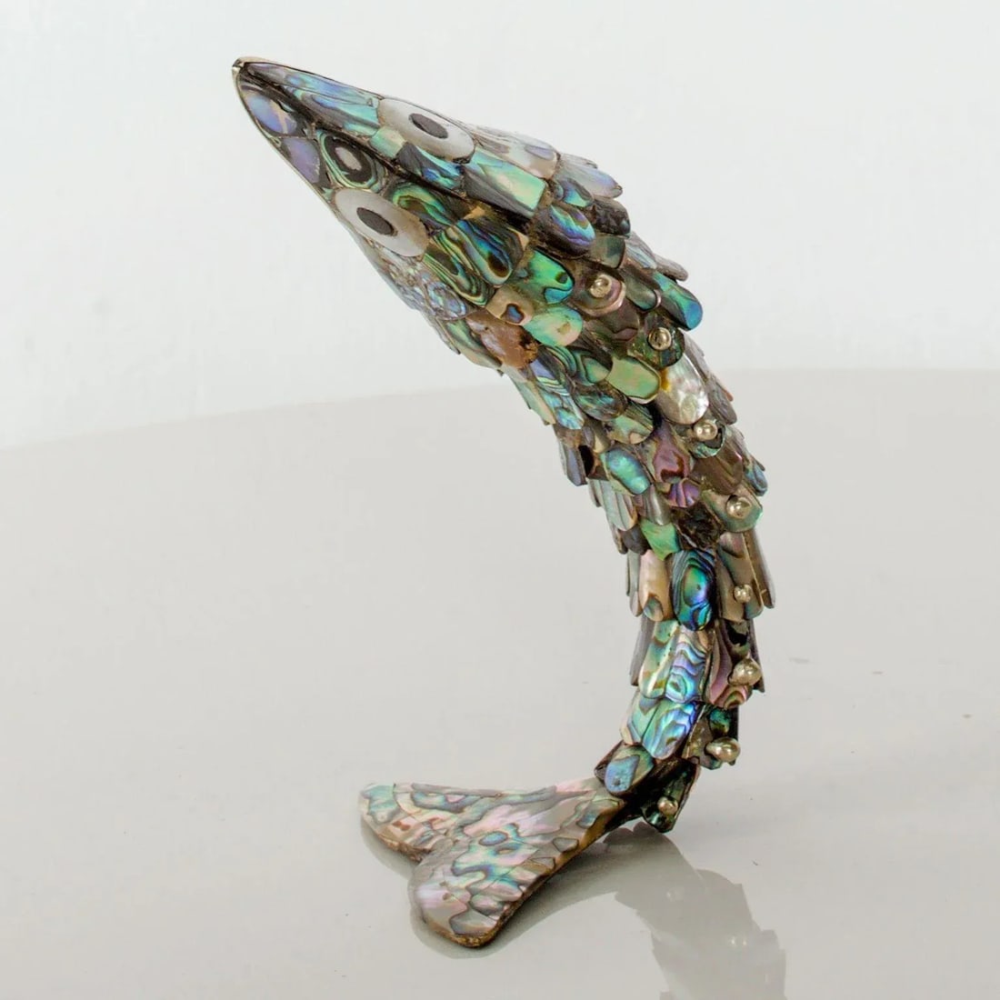 Los Castillo Abalone Brass Fish Bottle Opener #1 Mexico - 6