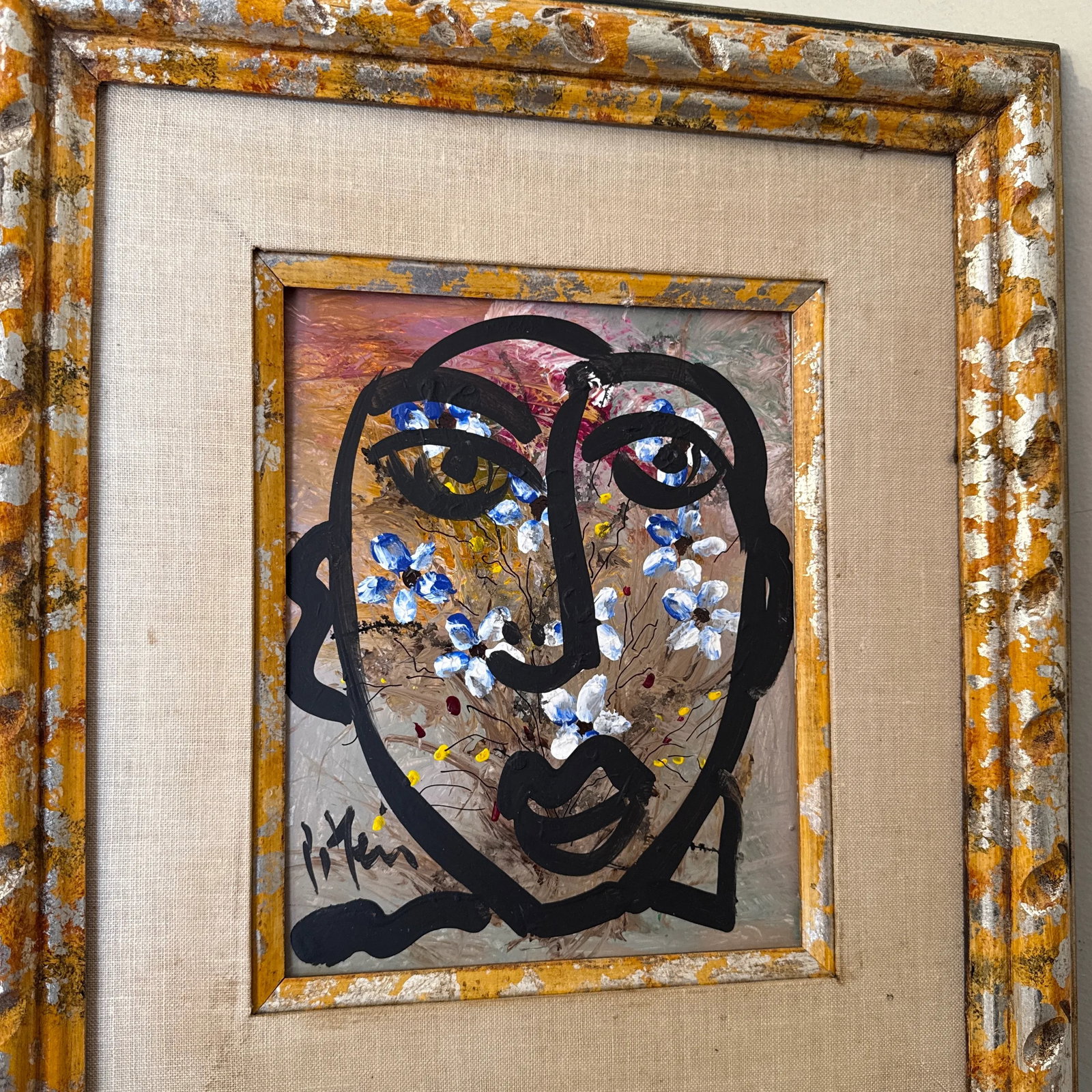 1960s Peter Keil Original Oil Painting on Canvas, Framed - 5