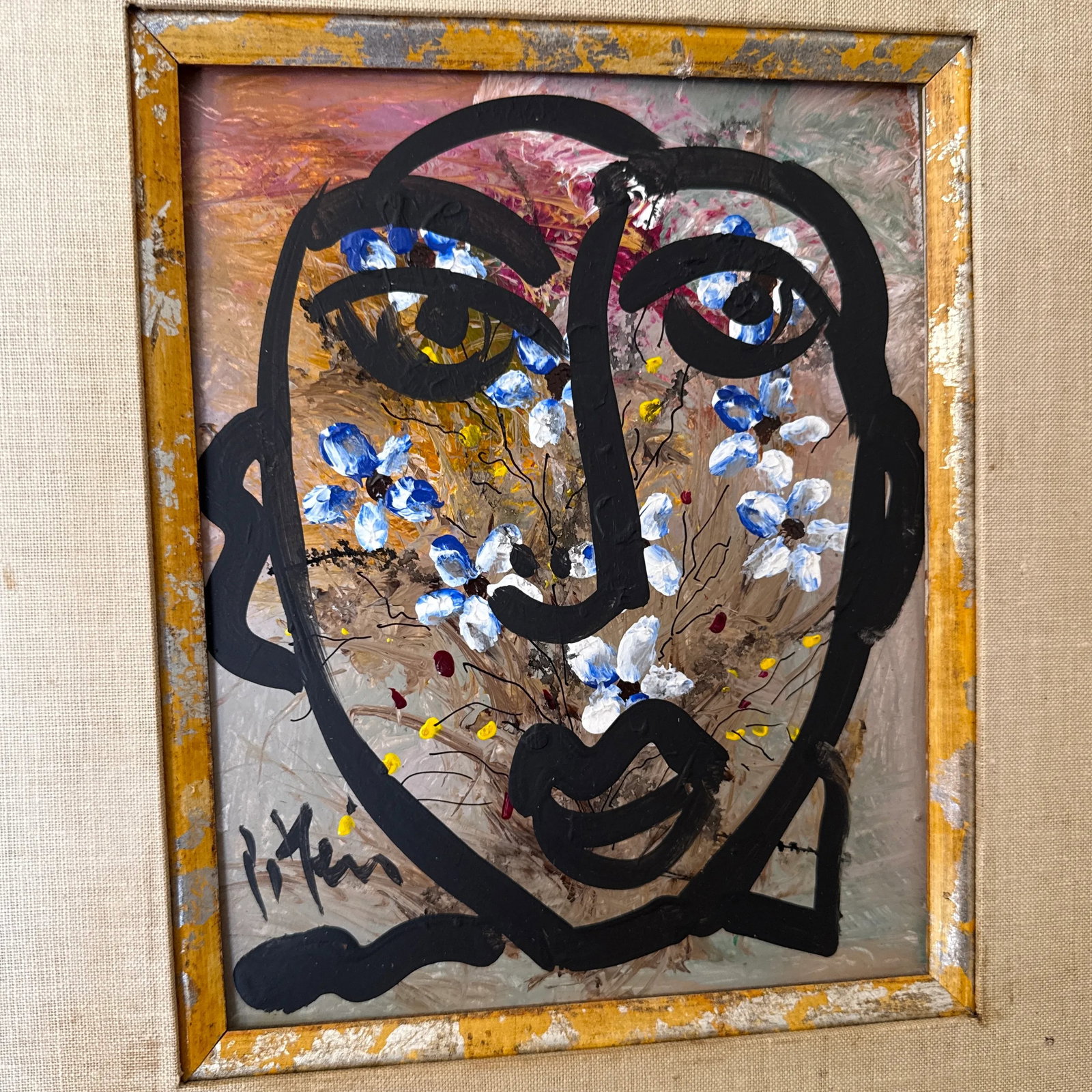 1960s Peter Keil Original Oil Painting on Canvas, Framed - 6