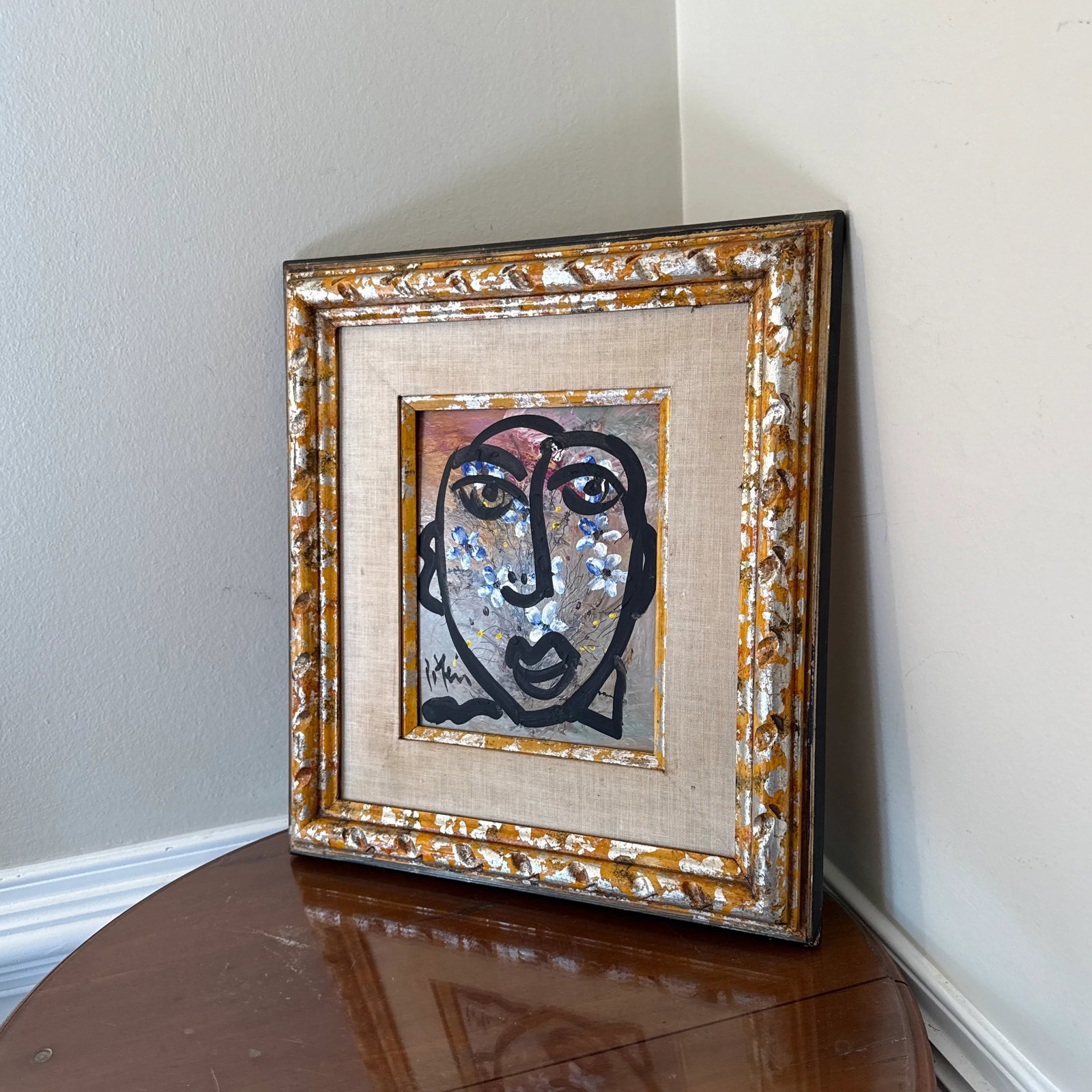 1960s Peter Keil Original Oil Painting on Canvas, Framed - 8