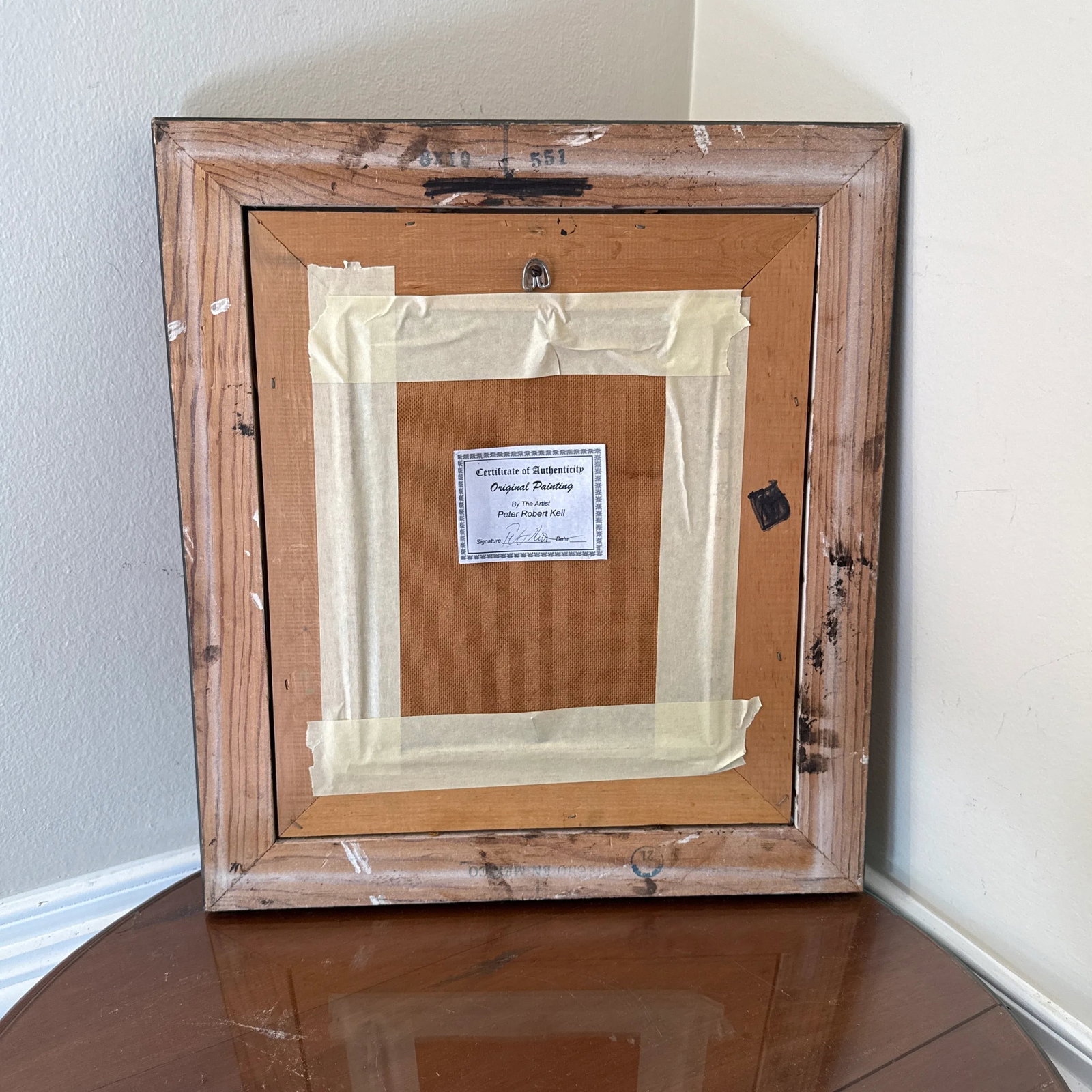 1960s Peter Keil Original Oil Painting on Canvas, Framed - 9