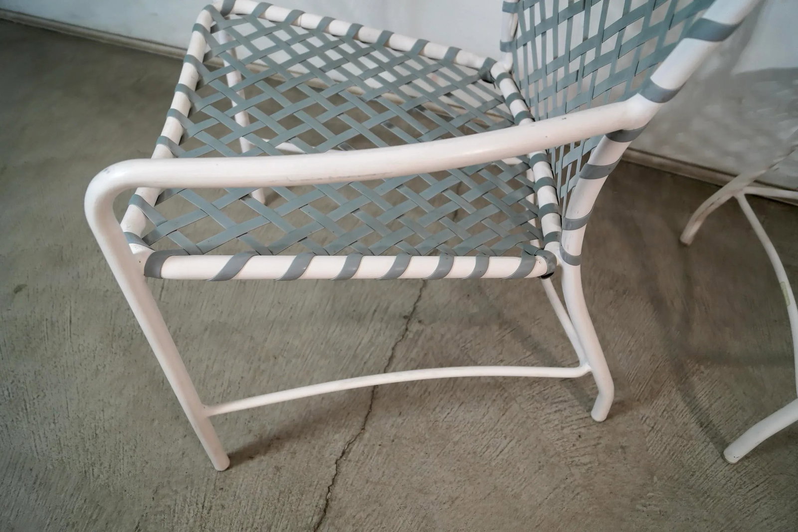 1970's Mid-Century Modern Brown Jordan Aluminum Patio Chairs - Set of 3 - 9