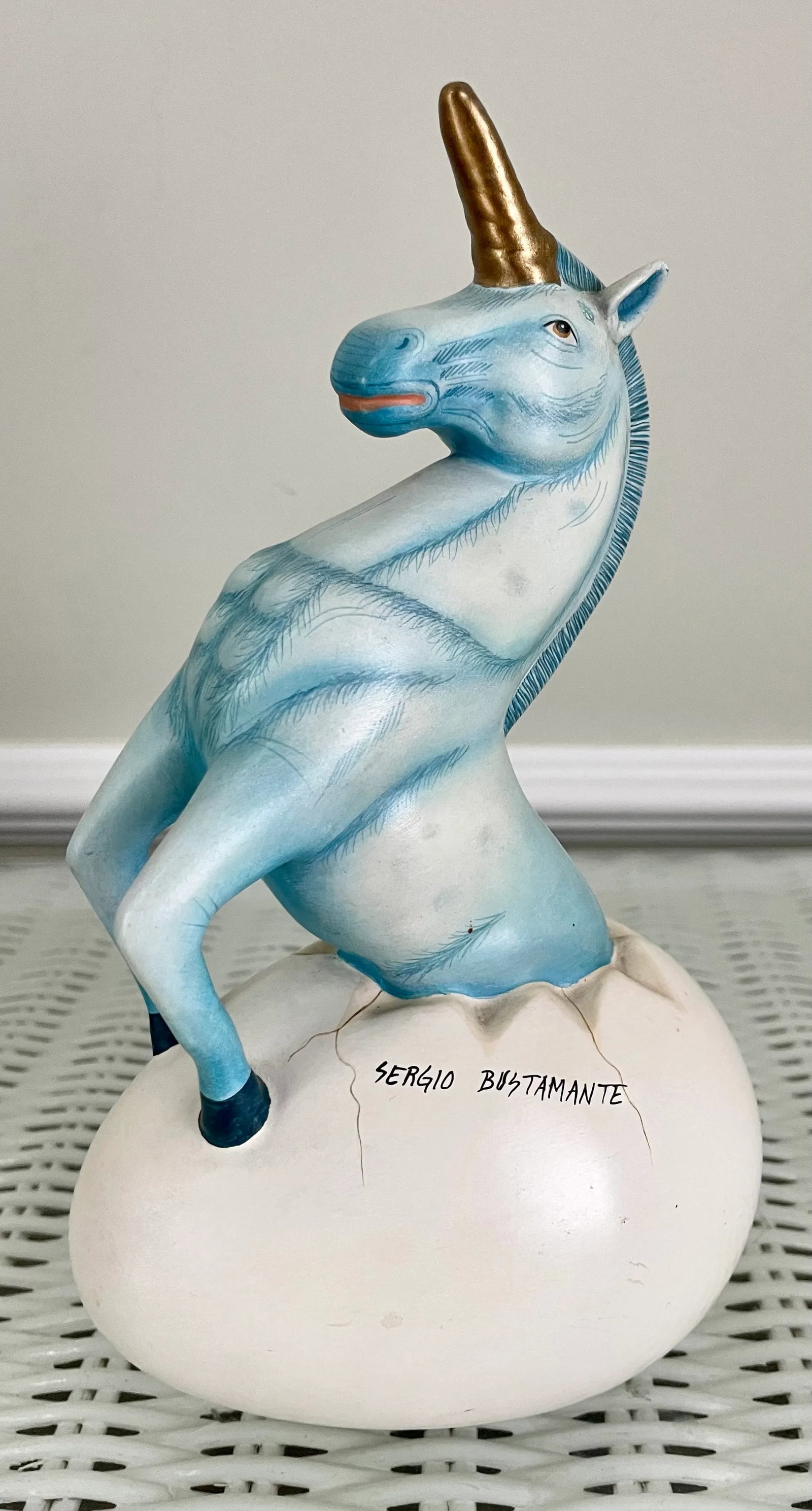 Rare Signed Limited Edition Sergio Bustamante Unicorn - 3