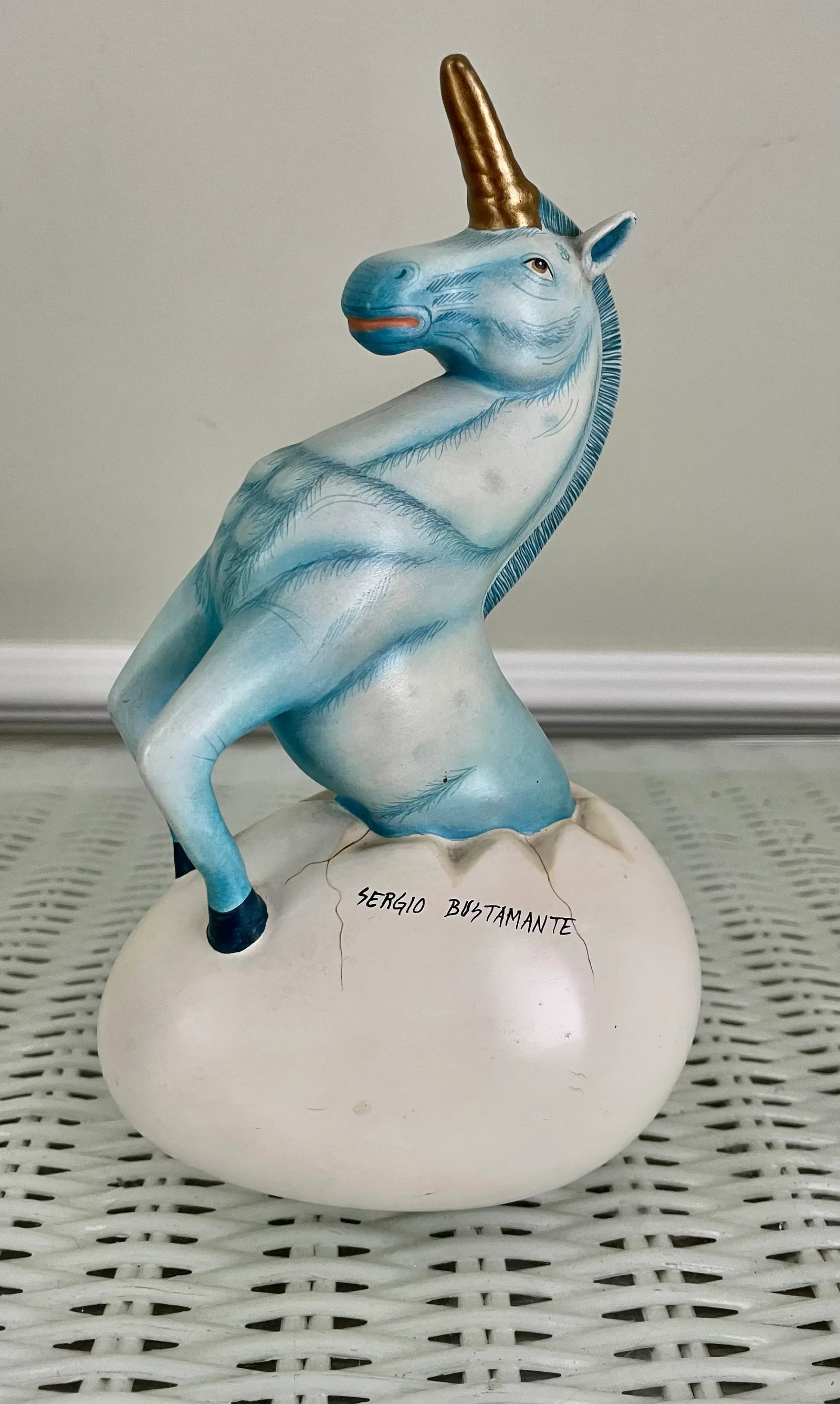 Rare Signed Limited Edition Sergio Bustamante Unicorn - 5
