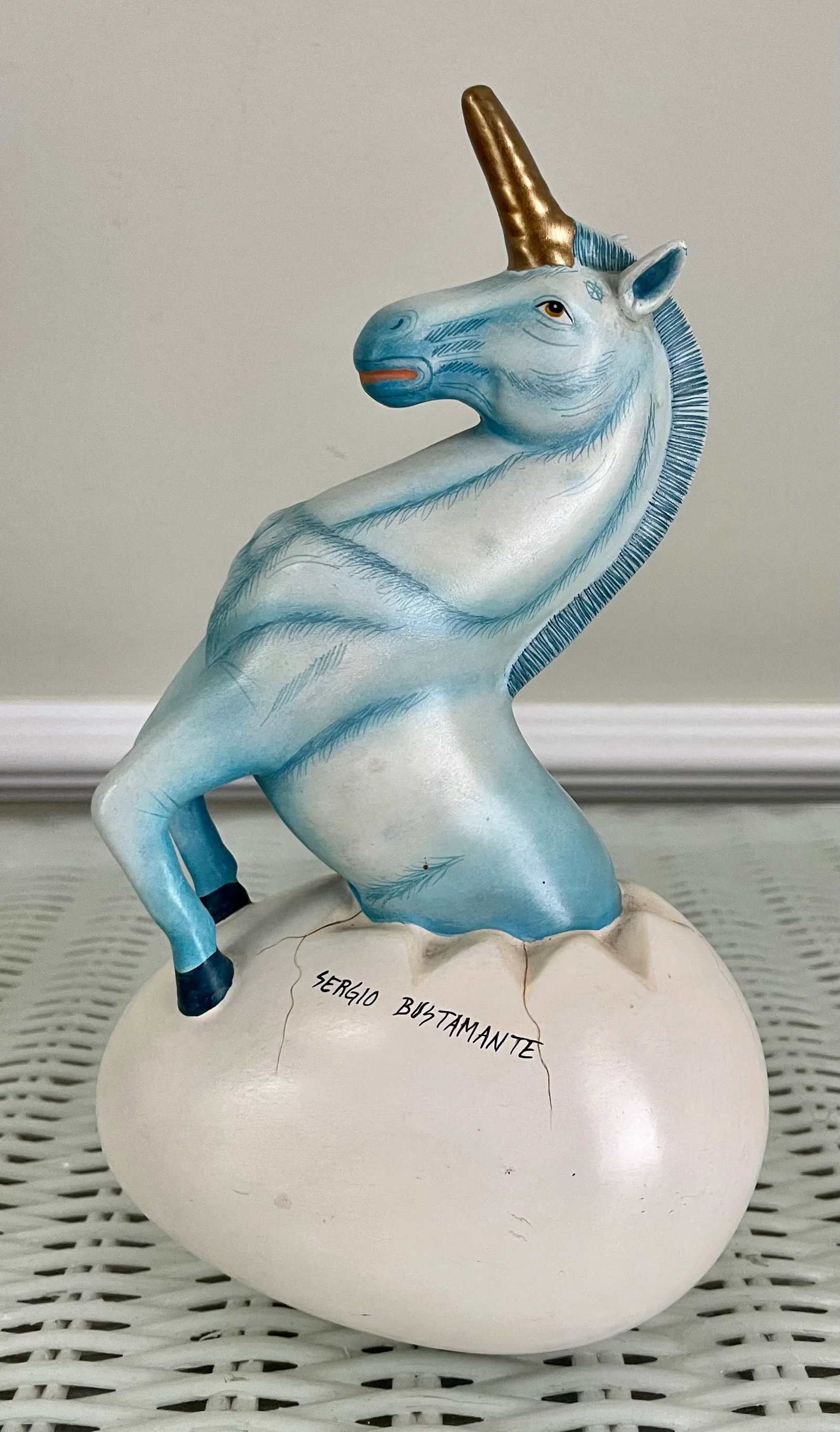 Rare Signed Limited Edition Sergio Bustamante Unicorn - 7