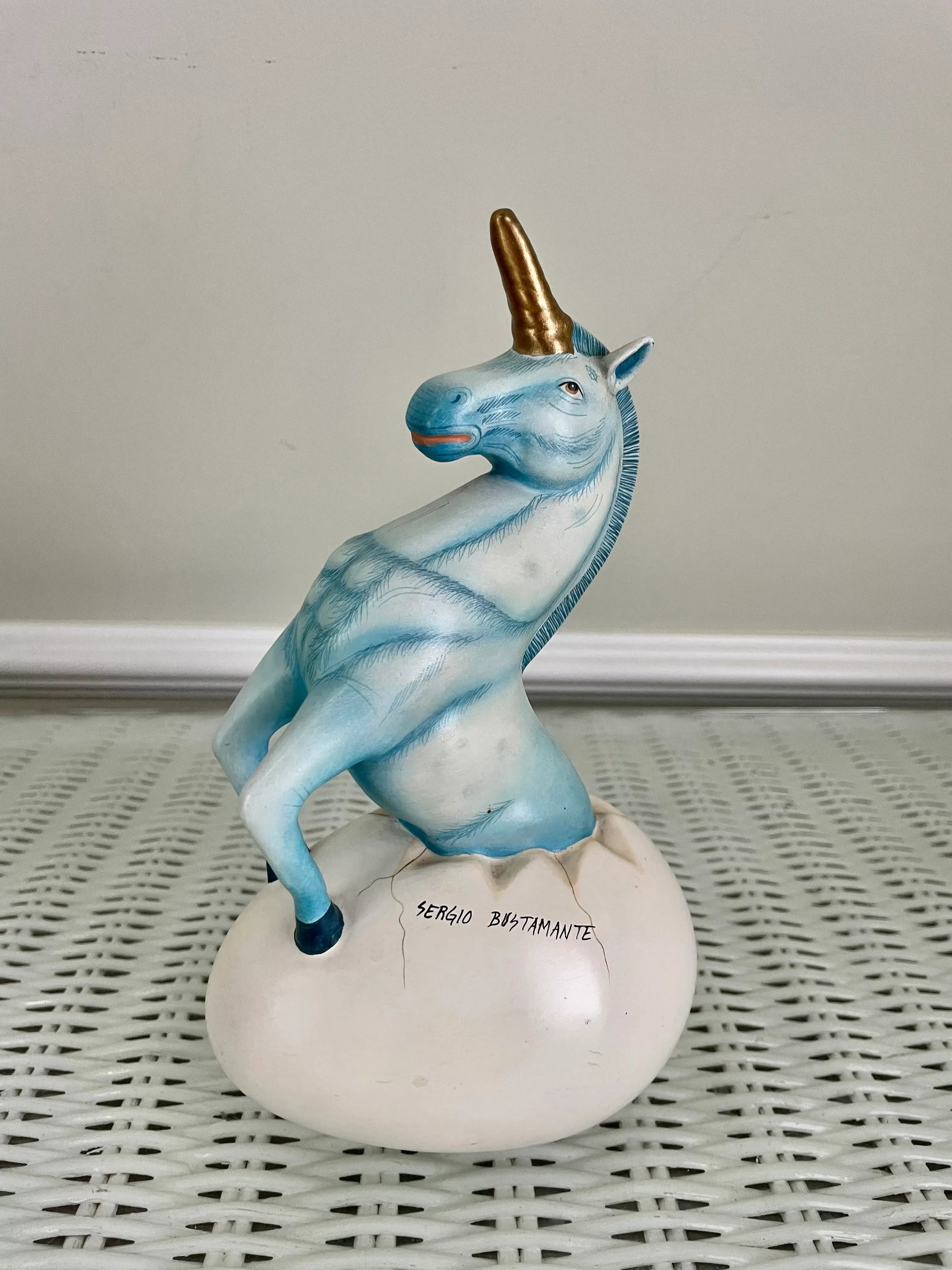 Rare Signed Limited Edition Sergio Bustamante Unicorn - 8