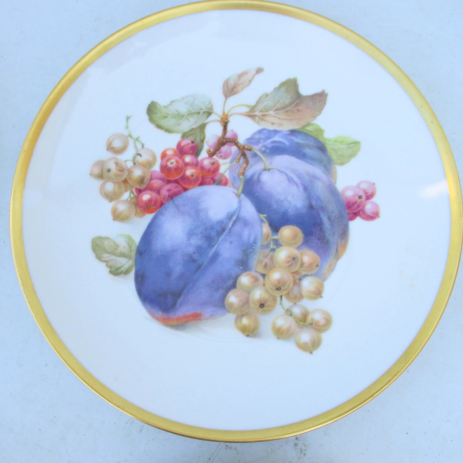 Vintage Bavarian Fruit Plates - Set of 6 - 5