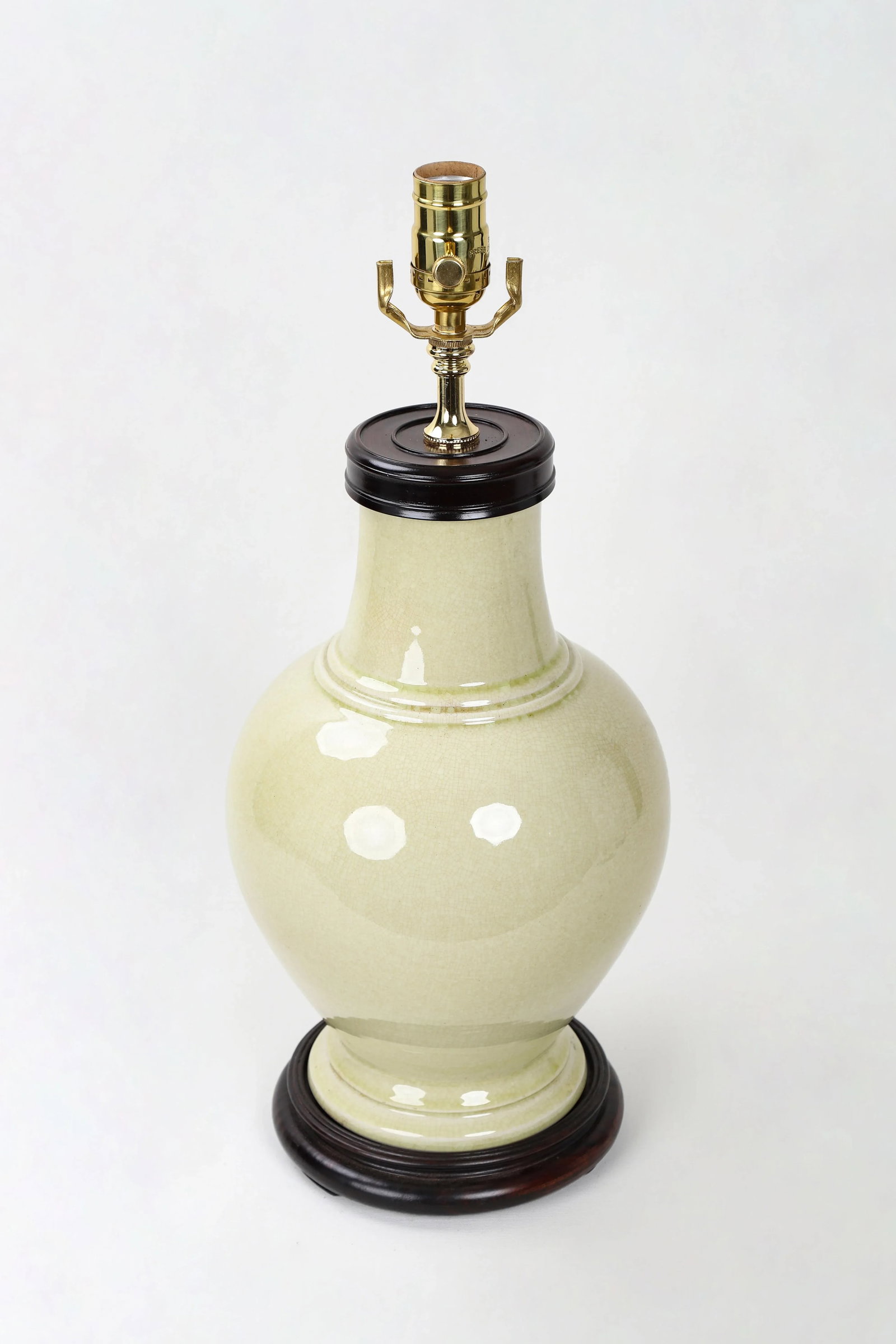 Late 20th Century Porcelain Vase Lamp - 2