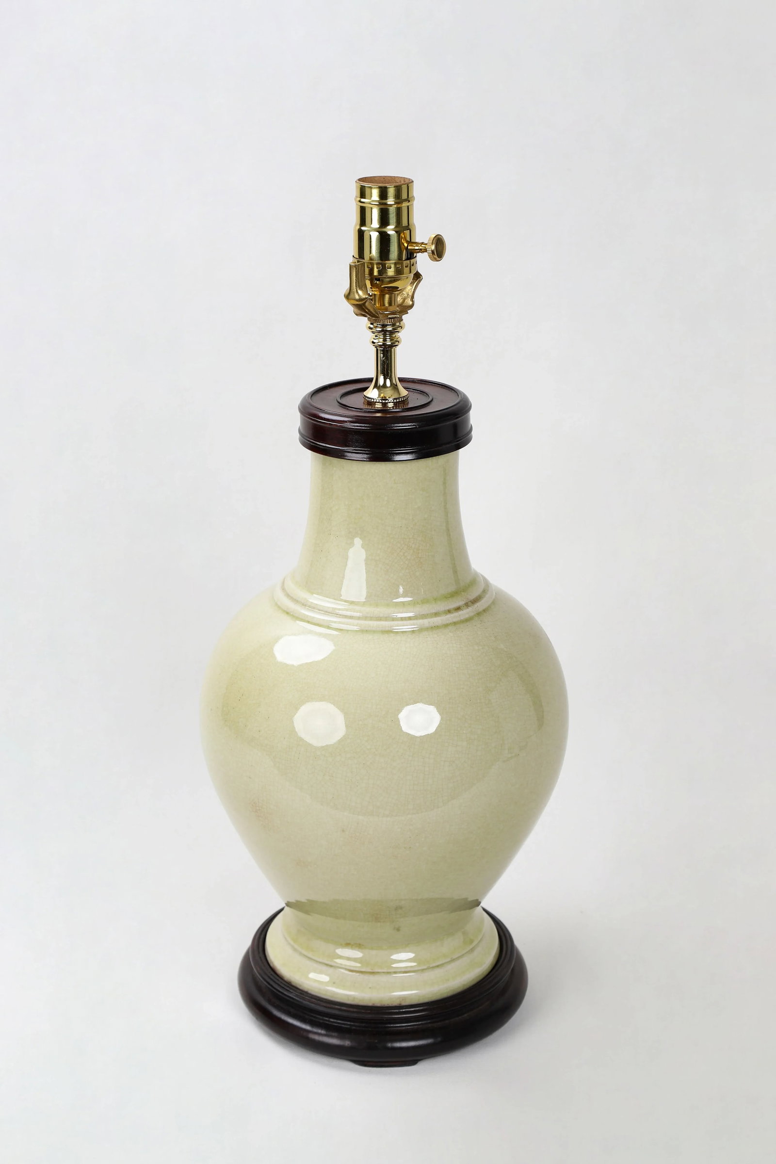 Late 20th Century Porcelain Vase Lamp - 3