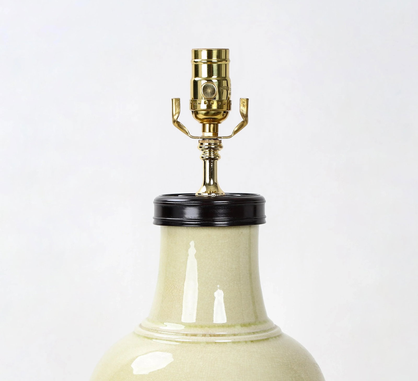 Late 20th Century Porcelain Vase Lamp - 6