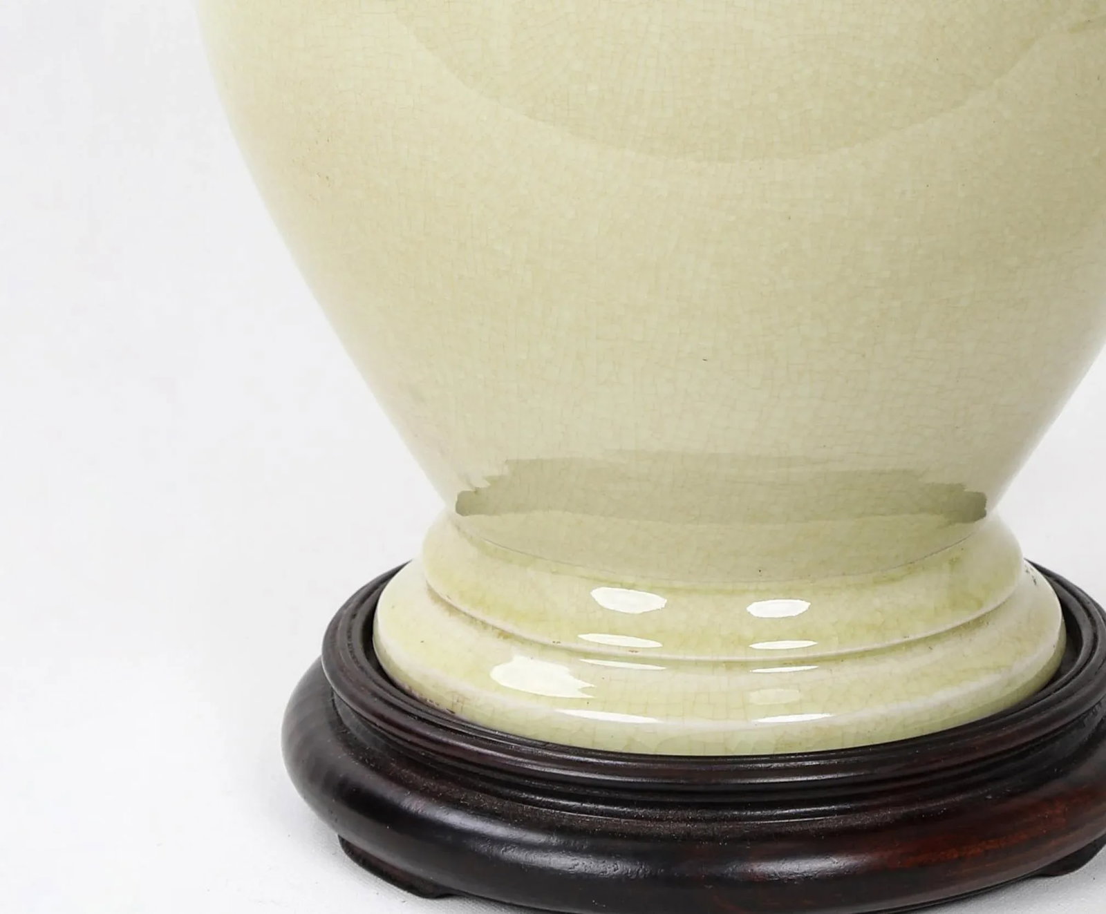 Late 20th Century Porcelain Vase Lamp - 7