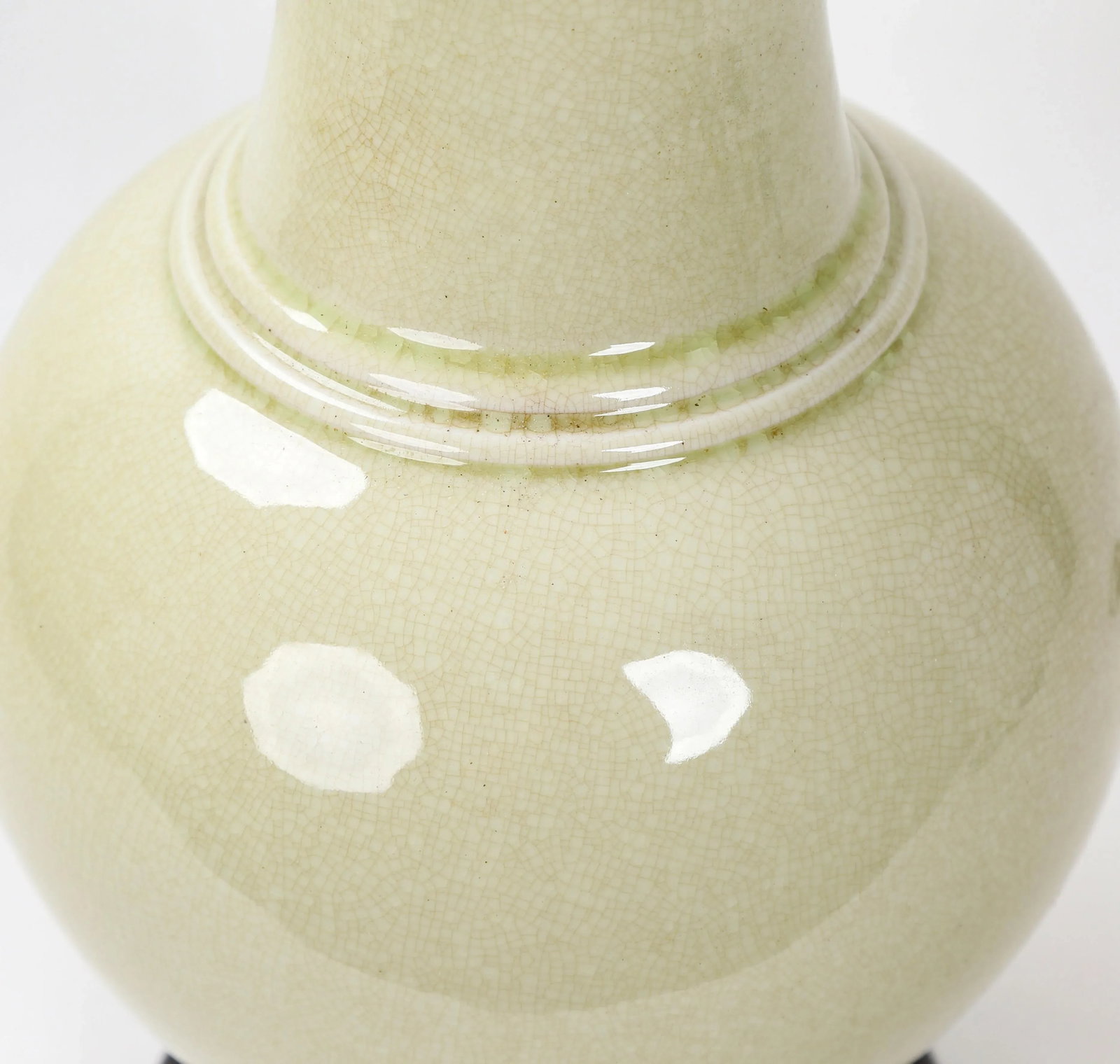 Late 20th Century Porcelain Vase Lamp - 8