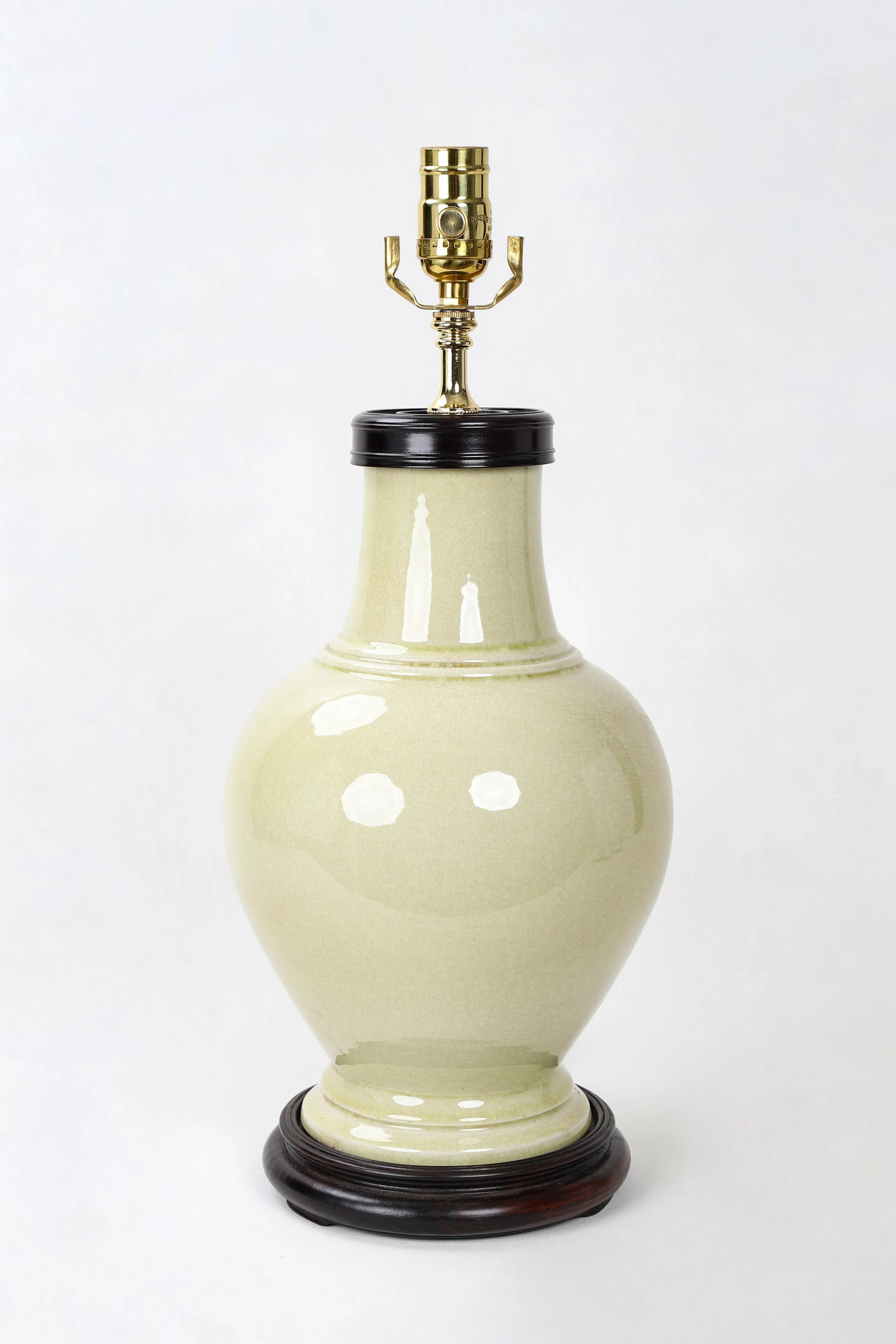 Late 20th Century Porcelain Vase Lamp - 9