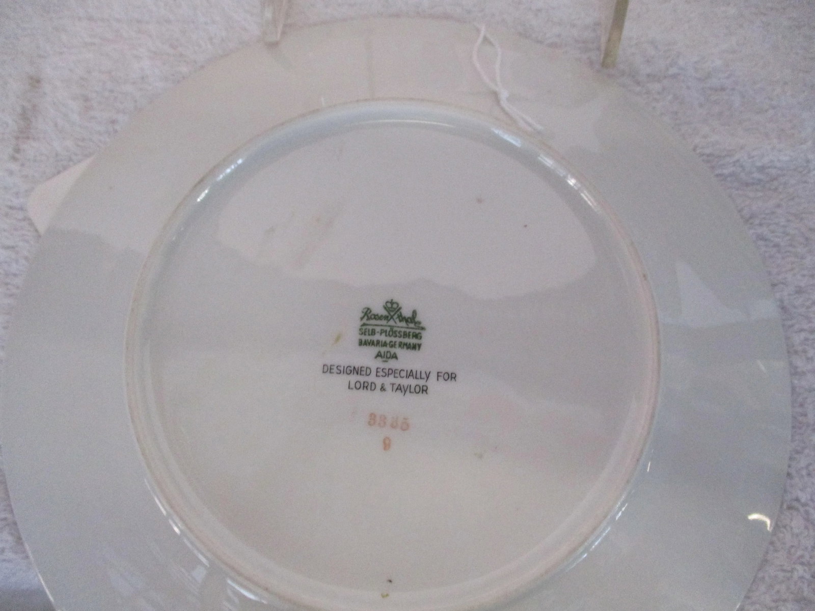 1960s Porcelain Salad Plates by Rosenthal for Lord & Taylor - Set of 12 - 5