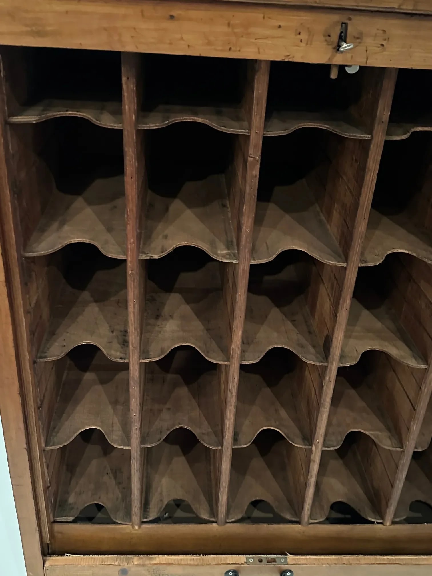 Antique Belgian Oak Wine Cabinet - 11
