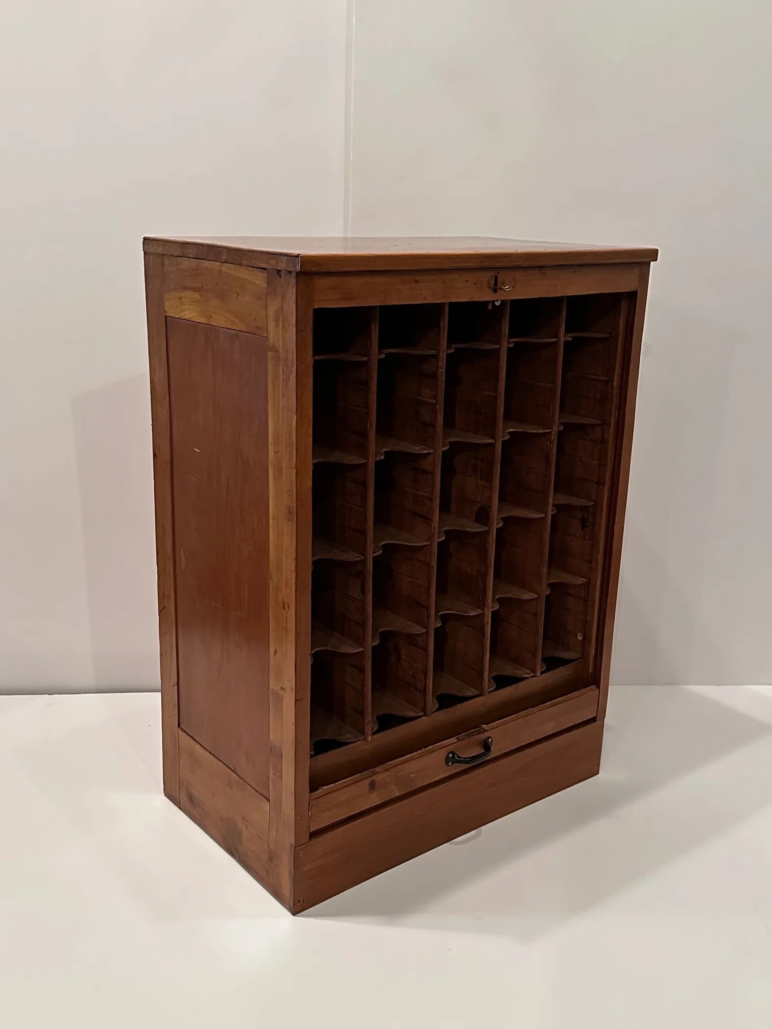 Antique Belgian Oak Wine Cabinet - 7