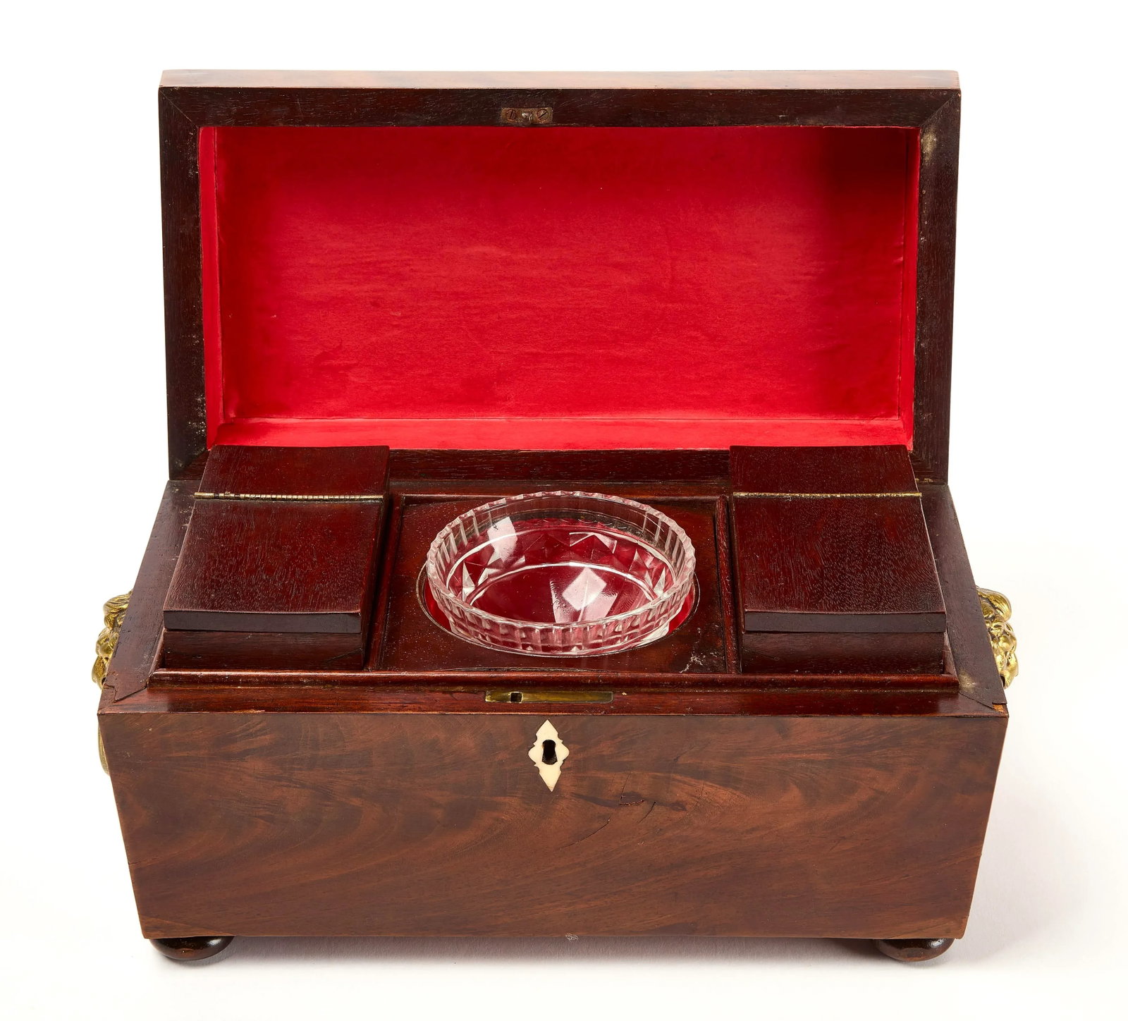 English Regency Sarcophagus-Form Tea Caddy - 2