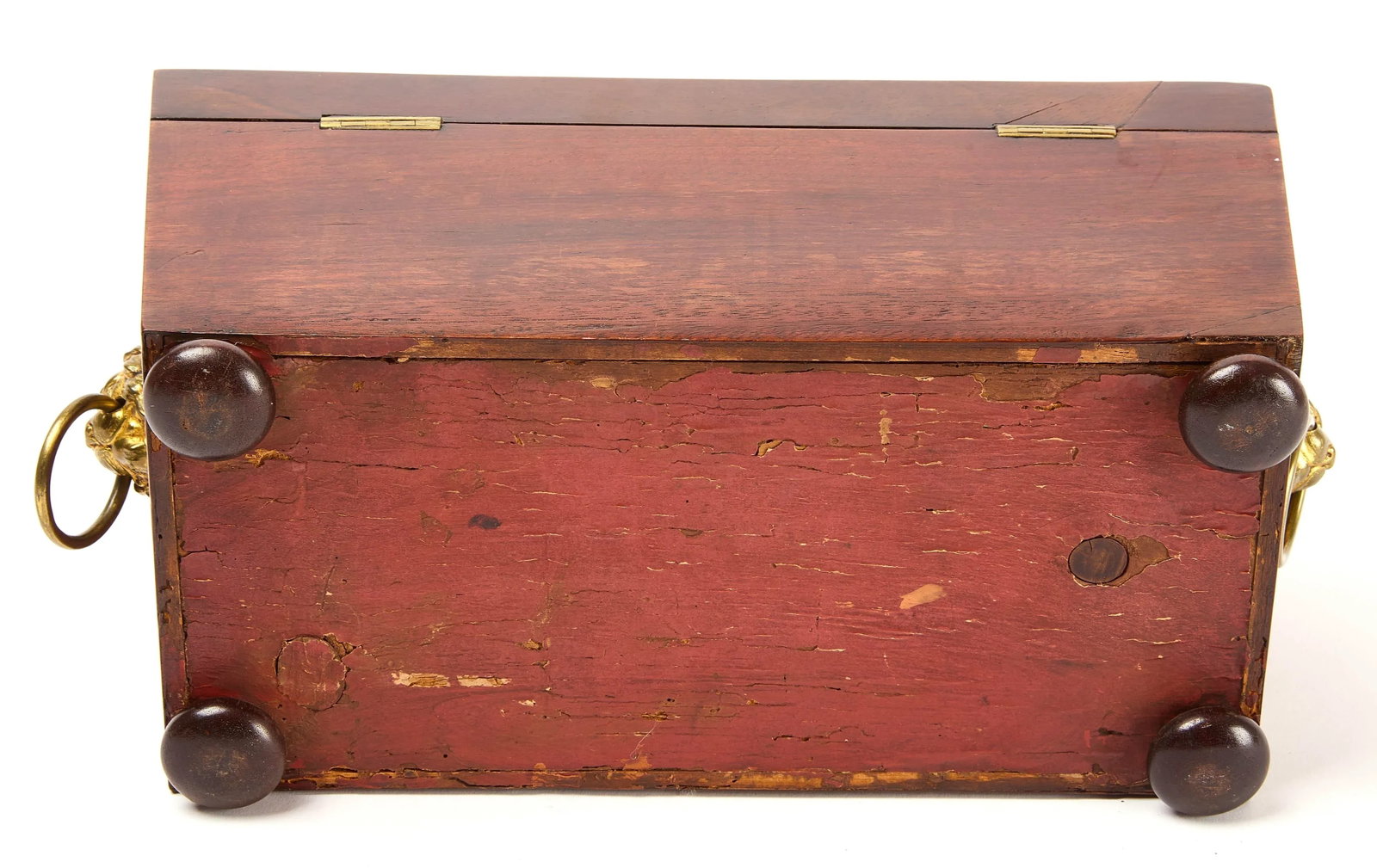 English Regency Sarcophagus-Form Tea Caddy - 6