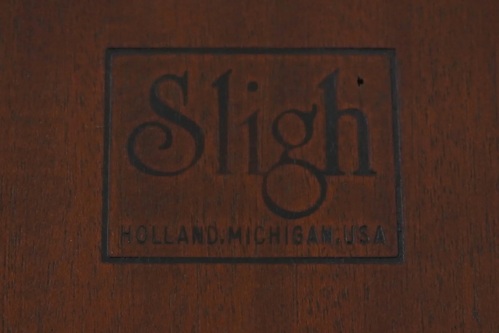 Sligh Thomas Harland Inlaid Mahogany Grandfather Clock - 11