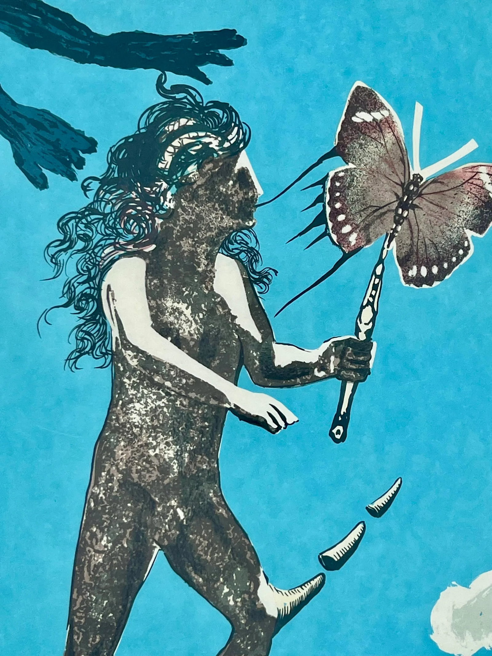 Salvador Dali Signed Lithograph 15/150 "Release of the Psychic Spirit" From the Magic Butterfly & th - 3