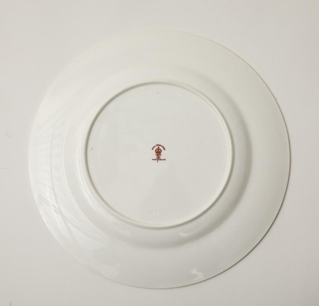 Royal Crown Derby Luncheon Plates, Chandos Pattern, Set of 12 - 3