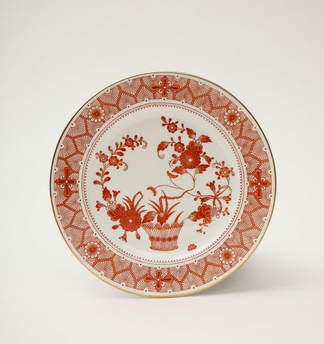Royal Crown Derby Luncheon Plates, Chandos Pattern, Set of 12 - 9