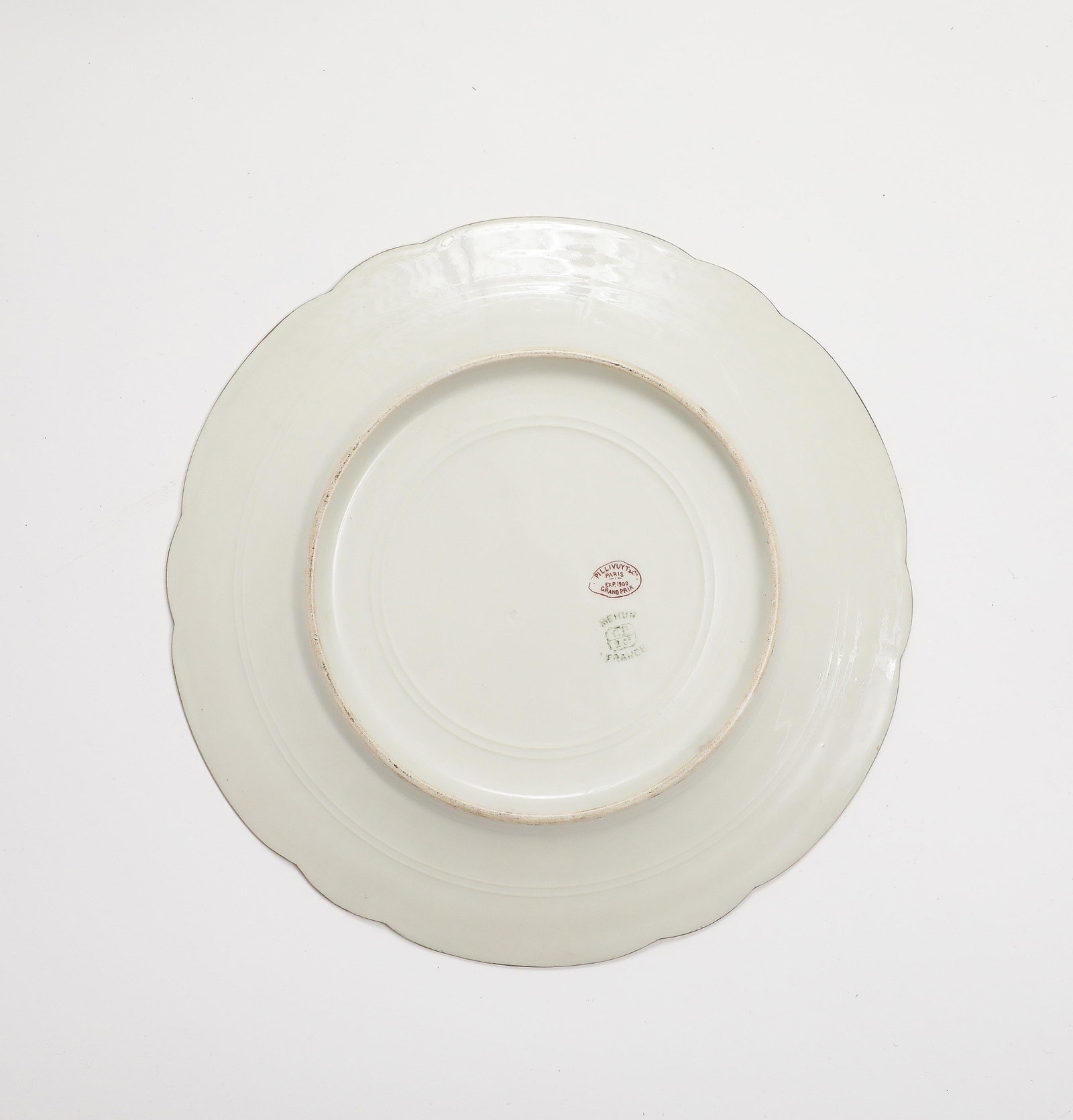 Set of 7 French Porcelain Charles Pillivuyt & Cie Dinner Plates - 2