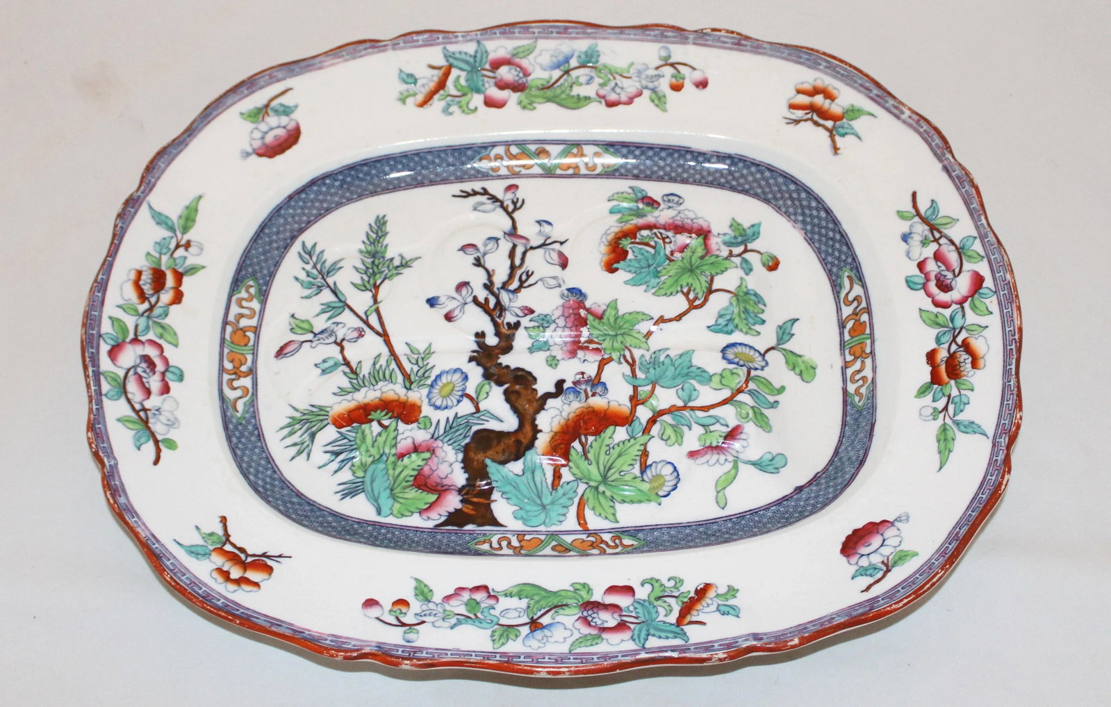 Mid 19th Century English Staffordshire Minton Pattern Platter - 2