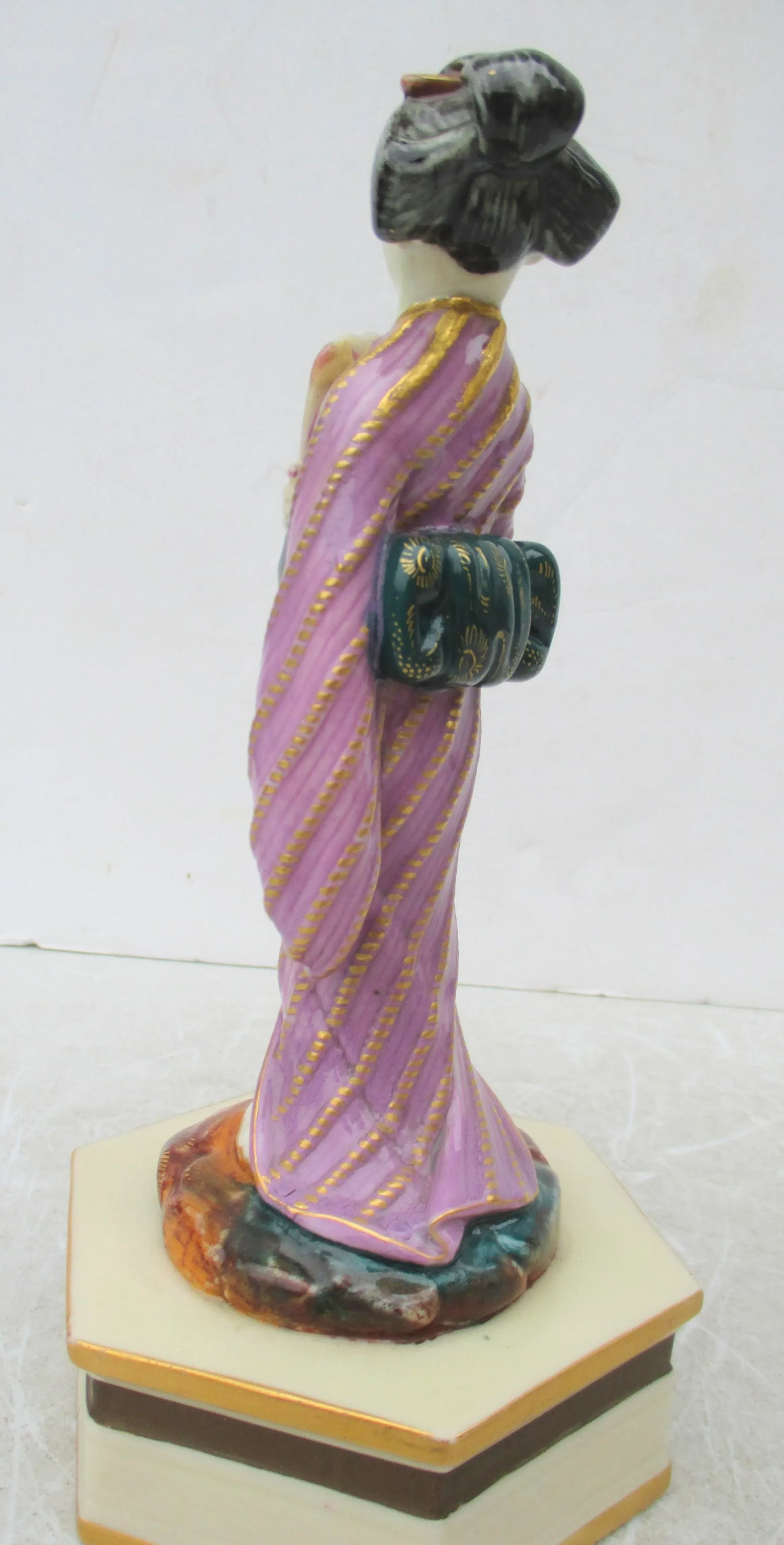19th Century Royal Worcester Geisha Dated 1874 - 5