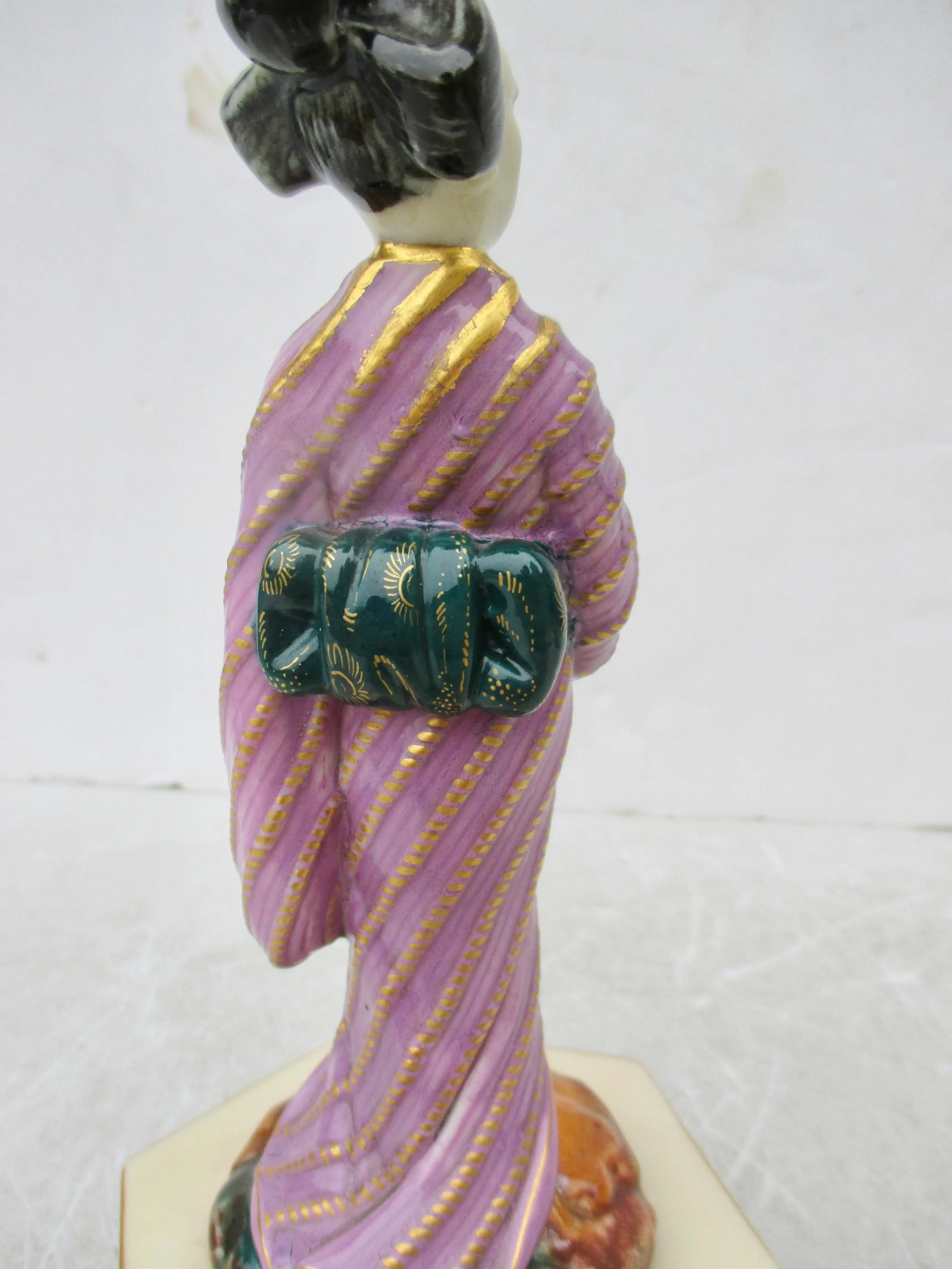 19th Century Royal Worcester Geisha Dated 1874 - 6