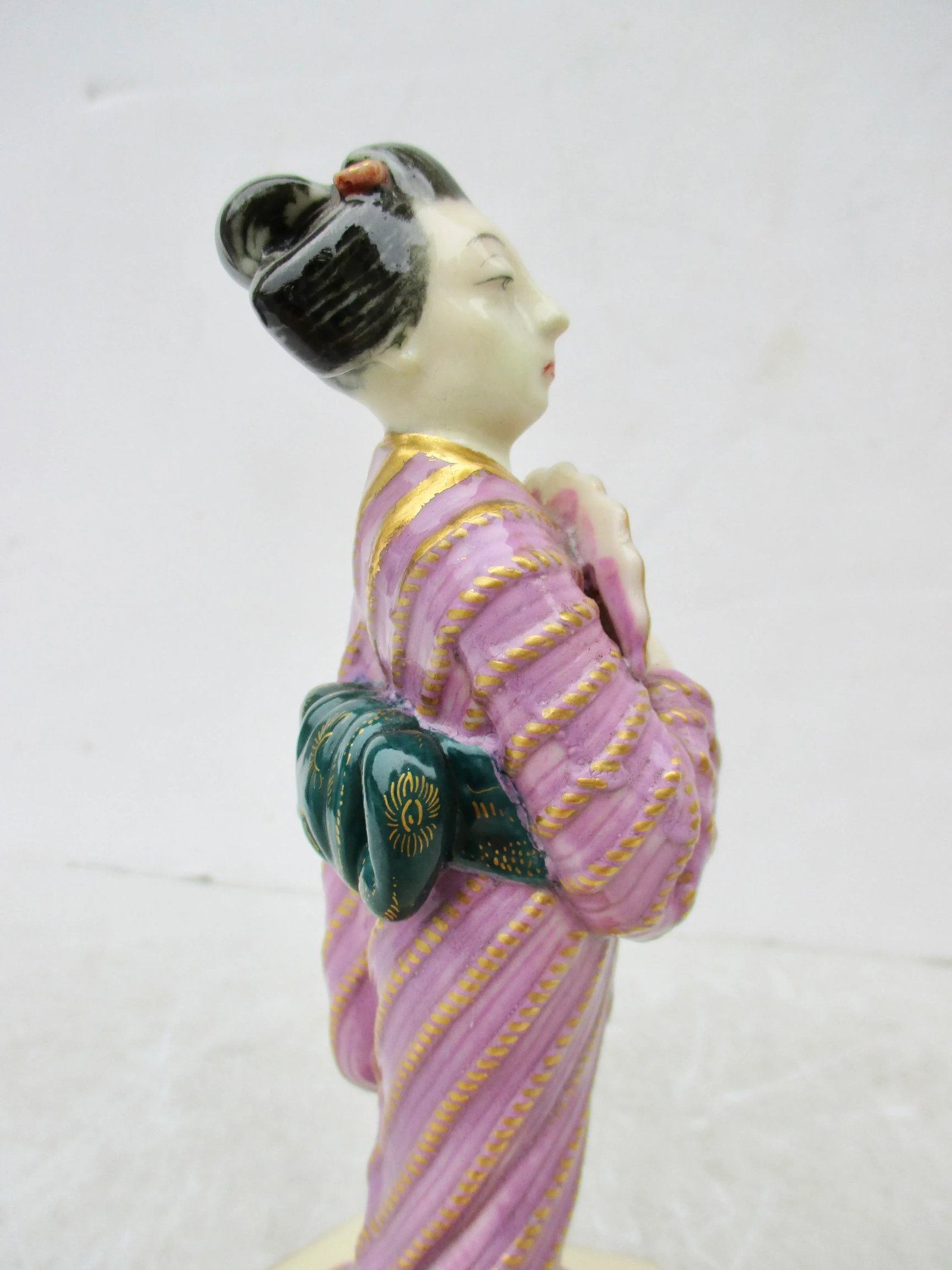 19th Century Royal Worcester Geisha Dated 1874 - 7
