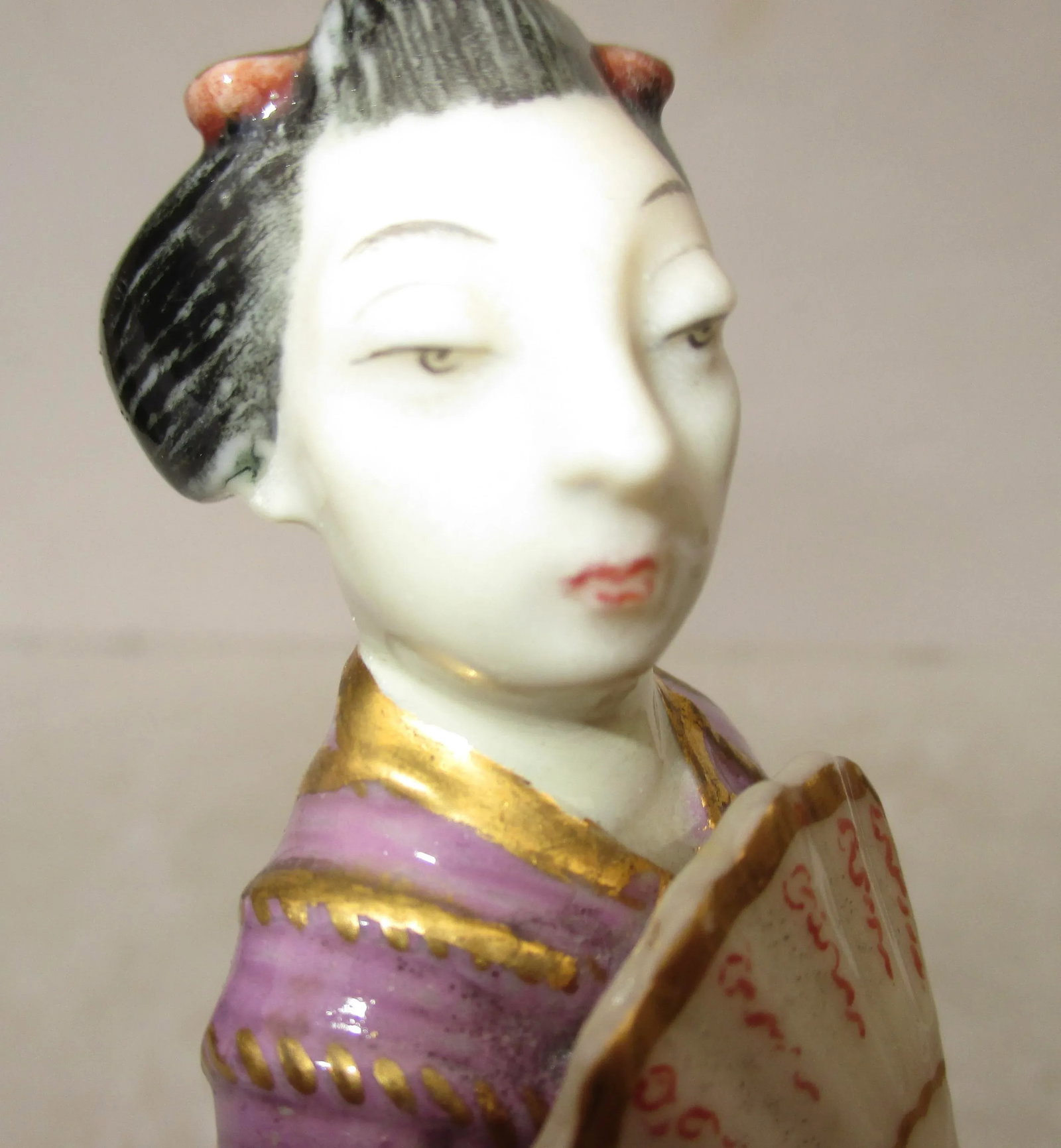 19th Century Royal Worcester Geisha Dated 1874 - 9