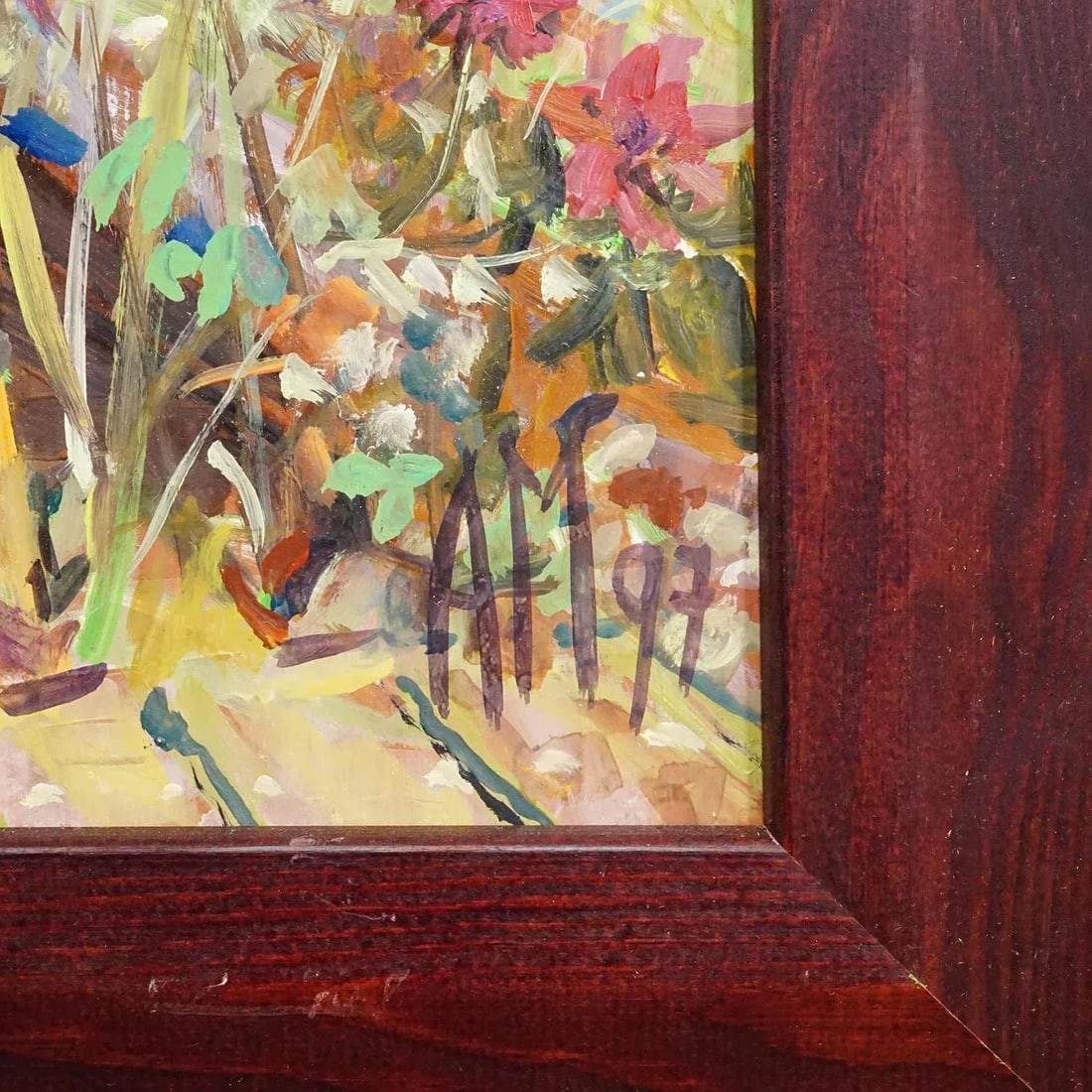 Great Oil Painting of a Garden Scenery, Alexander Michael 1997 - 3
