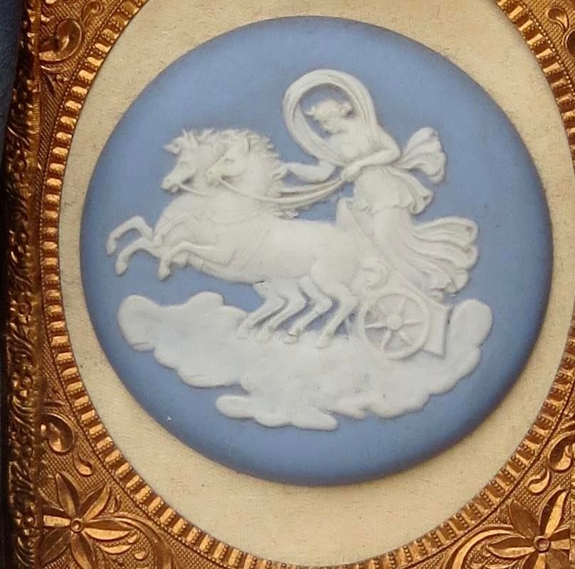 Vintage Wedgwood Charoit in Silk Framed Mounts - 6