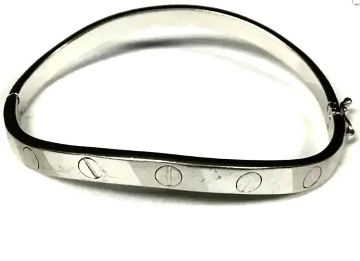 14k White Gold Bracelet - 4