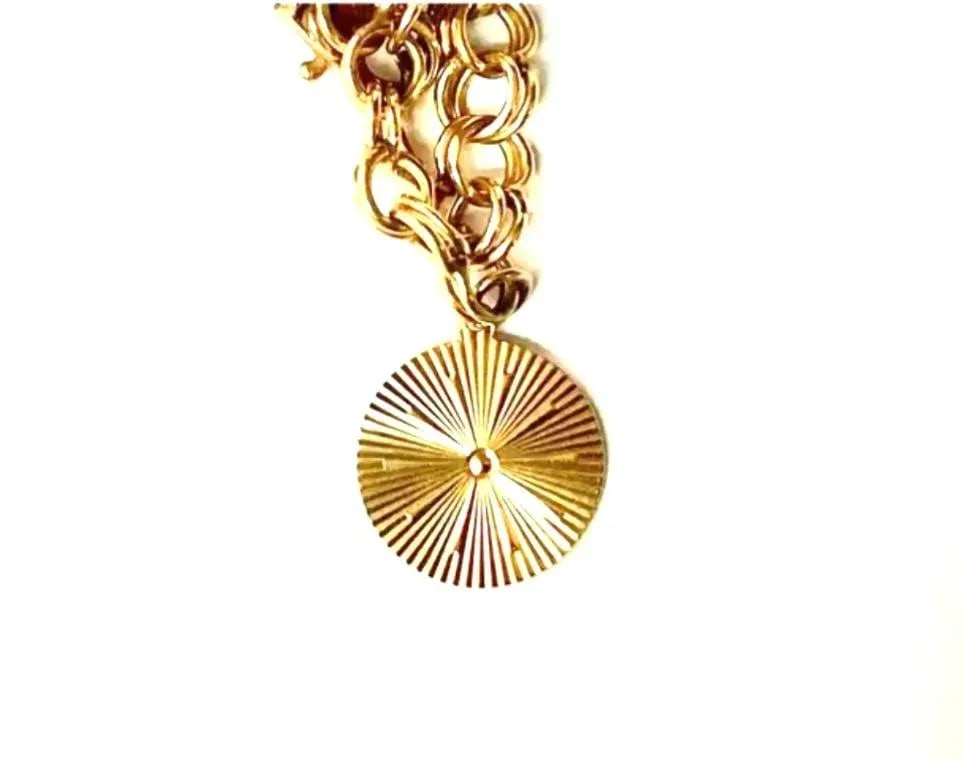 Women's Vintage Charm Bracelet 14k Yellow Gold - 3