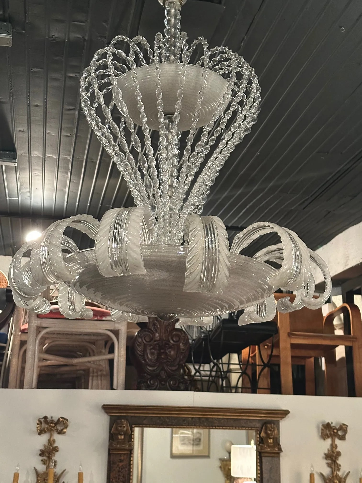Vintage Murano Exquisite & Rare Chandelier - 12
